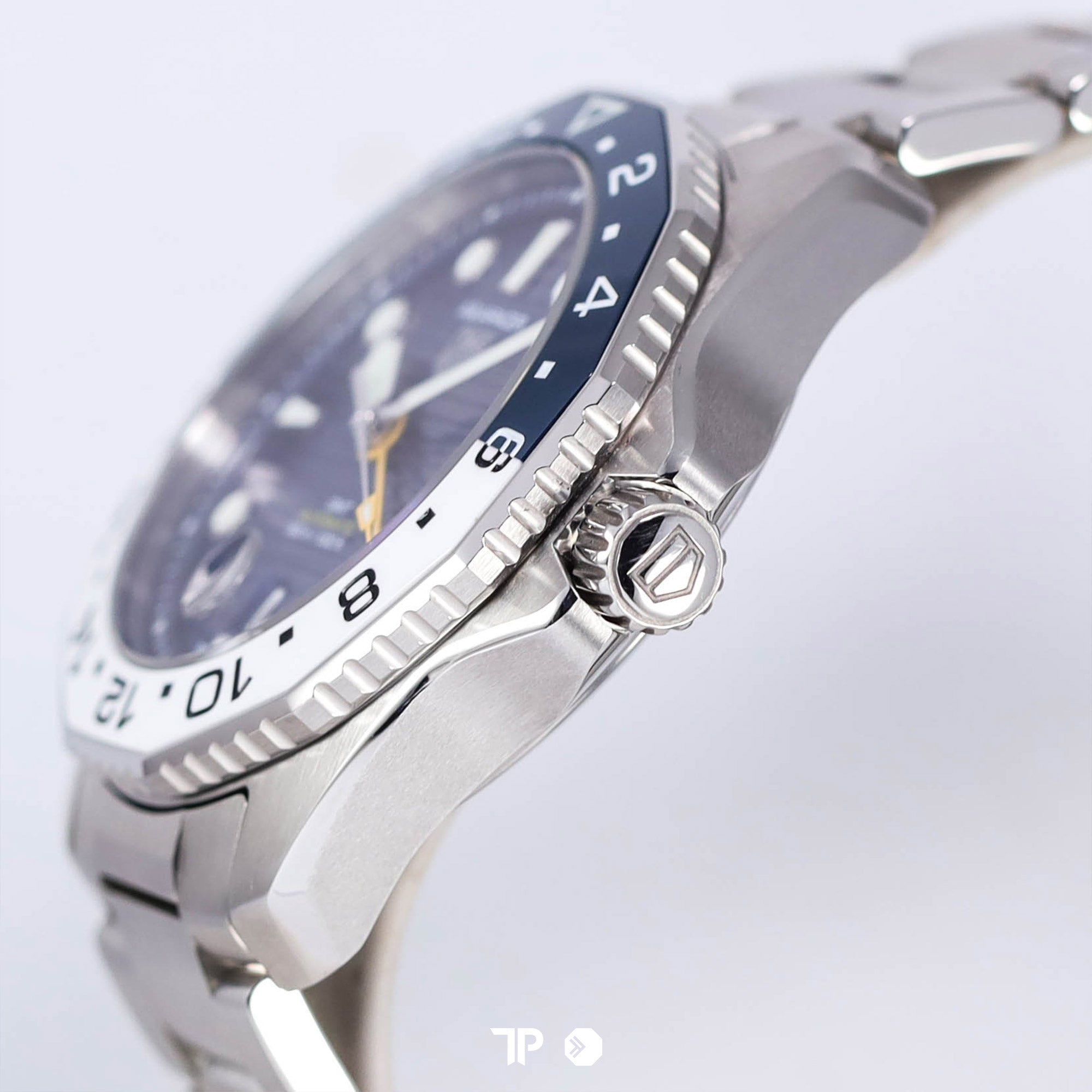 Aquaracer Professional 300 GMT Calibre 7 Blue White Bezel 43mm NEW(2025)