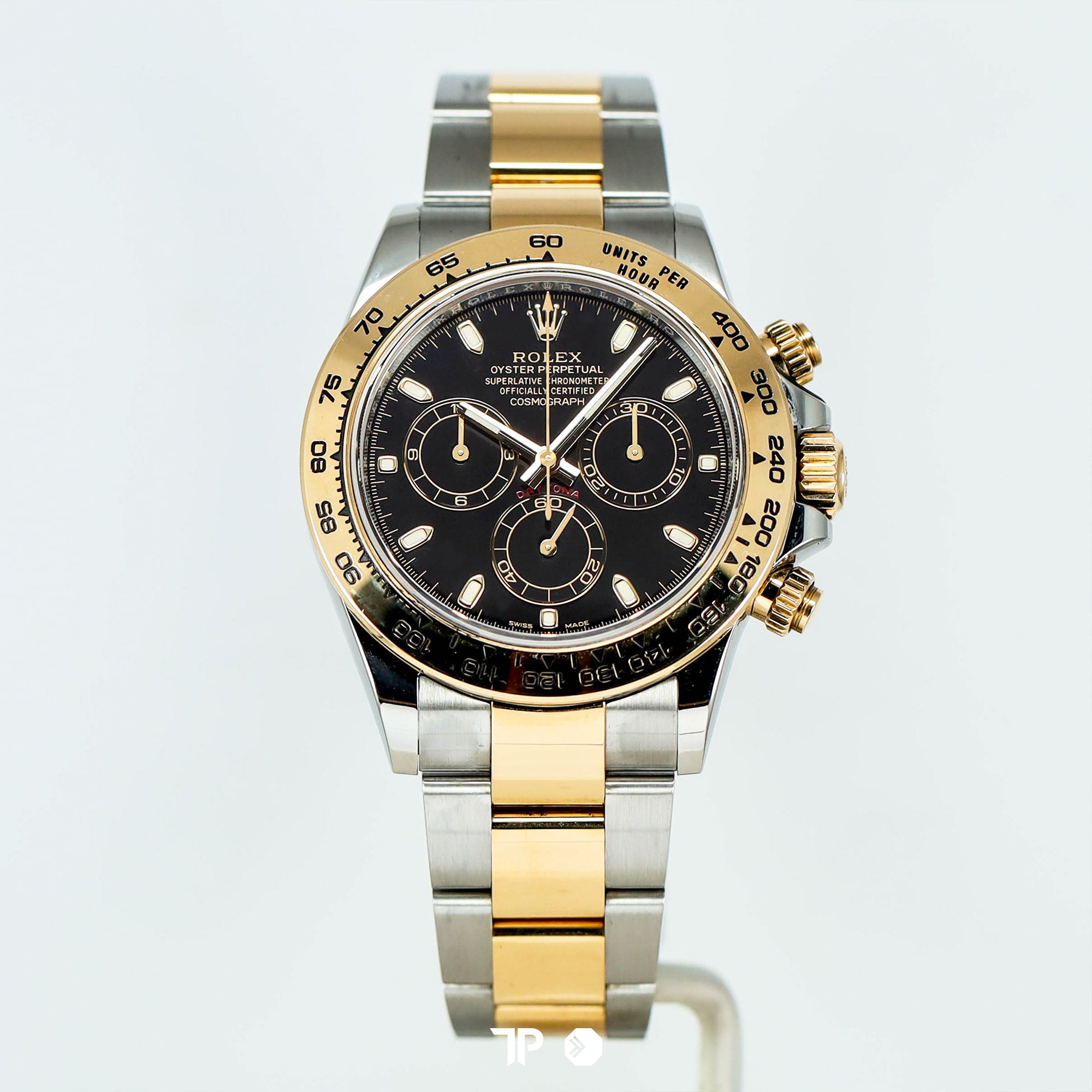 Daytona Twotone Yellowgold Black Dial 40mm (2018)