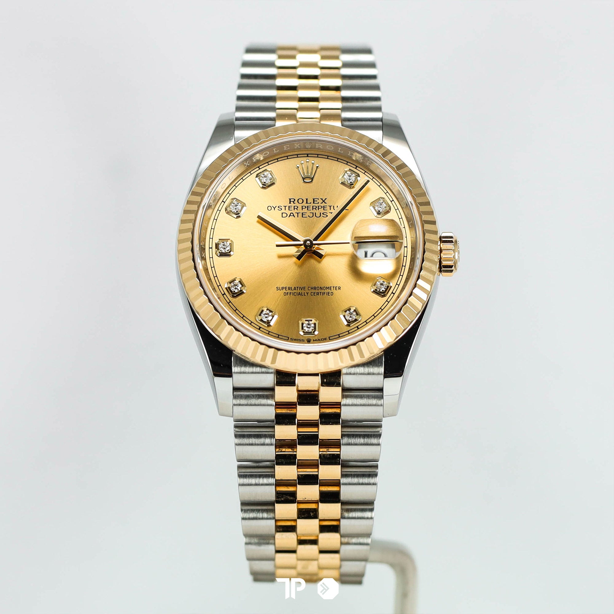 Datejust 36 Champagne Yellow Gold Jubilee Diamond (2019)