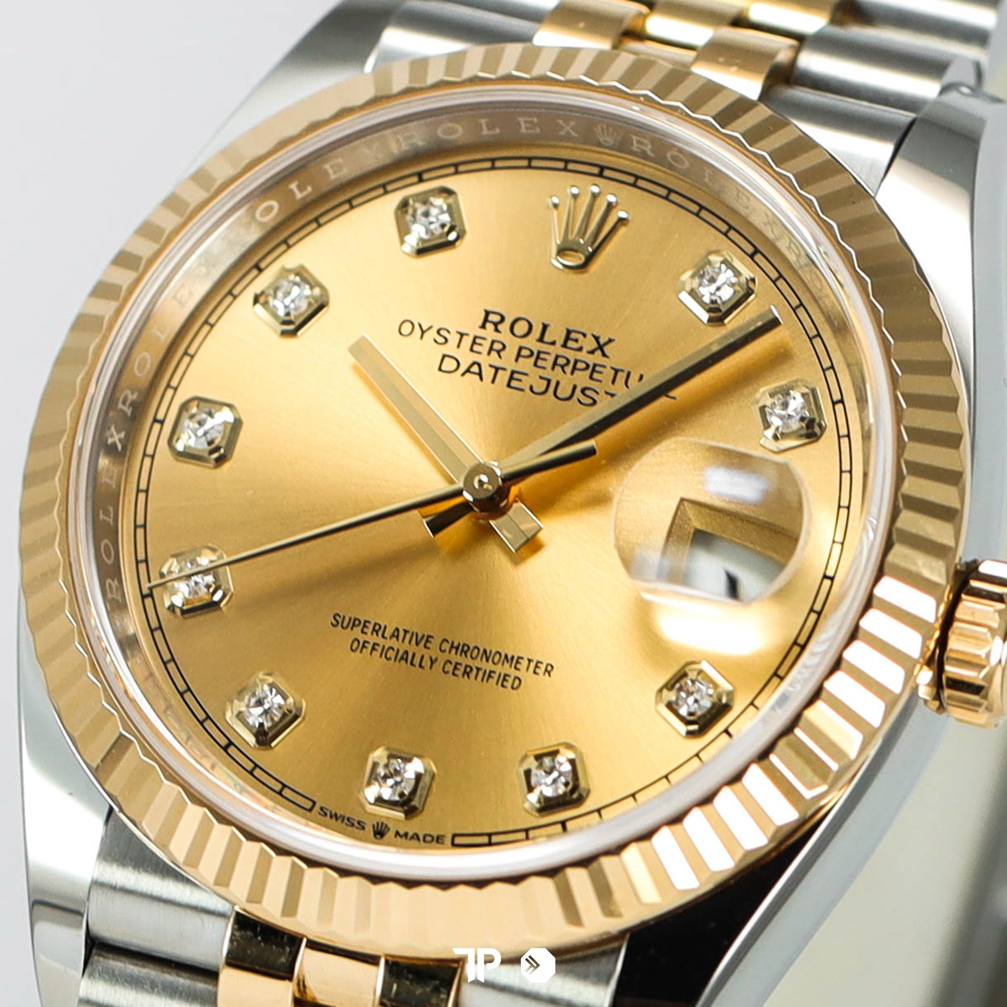 Datejust 36 Champagne Yellow Gold Jubilee Diamond (2019)