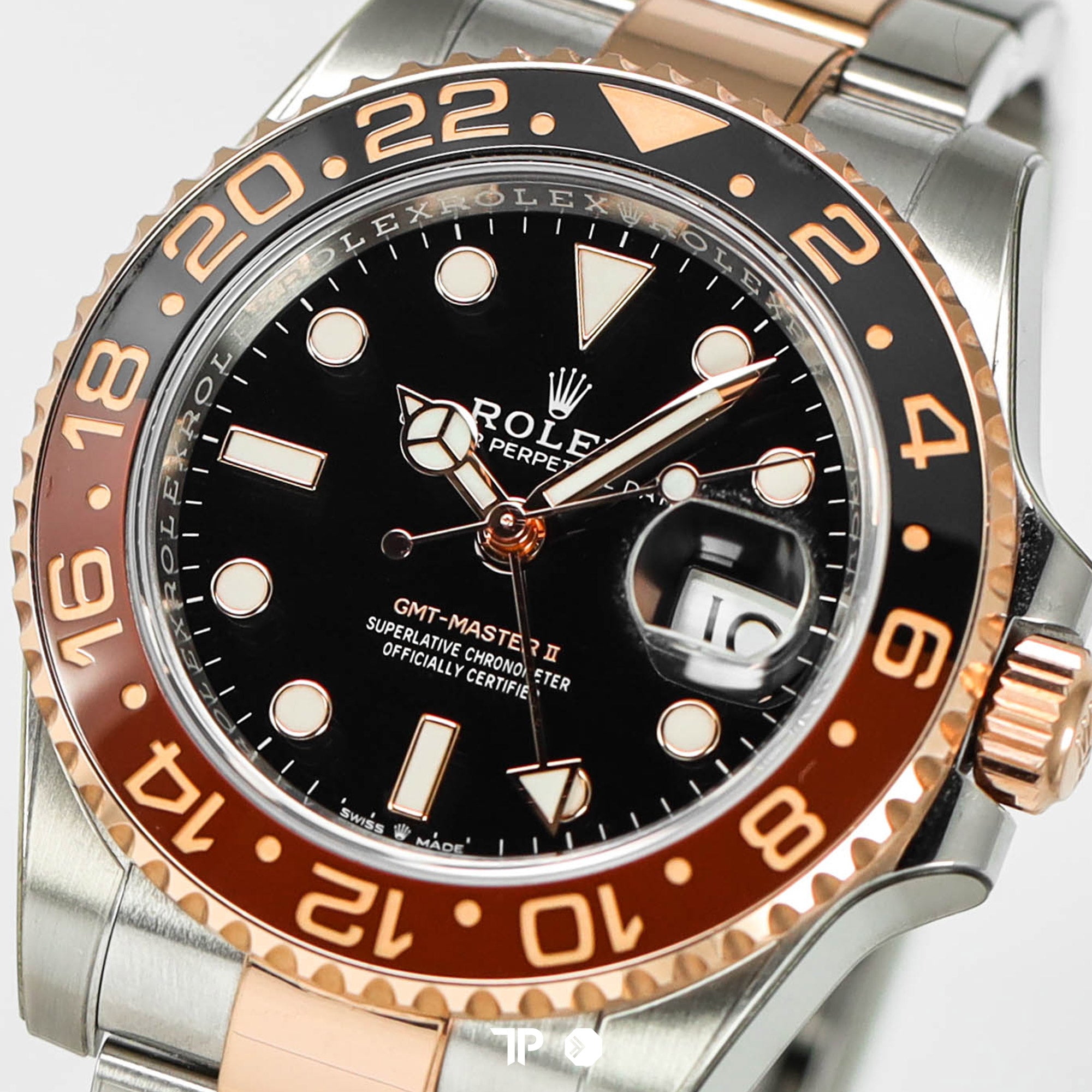 GMT Master II "Root Beer" Two Tone Rose Gold (2018)