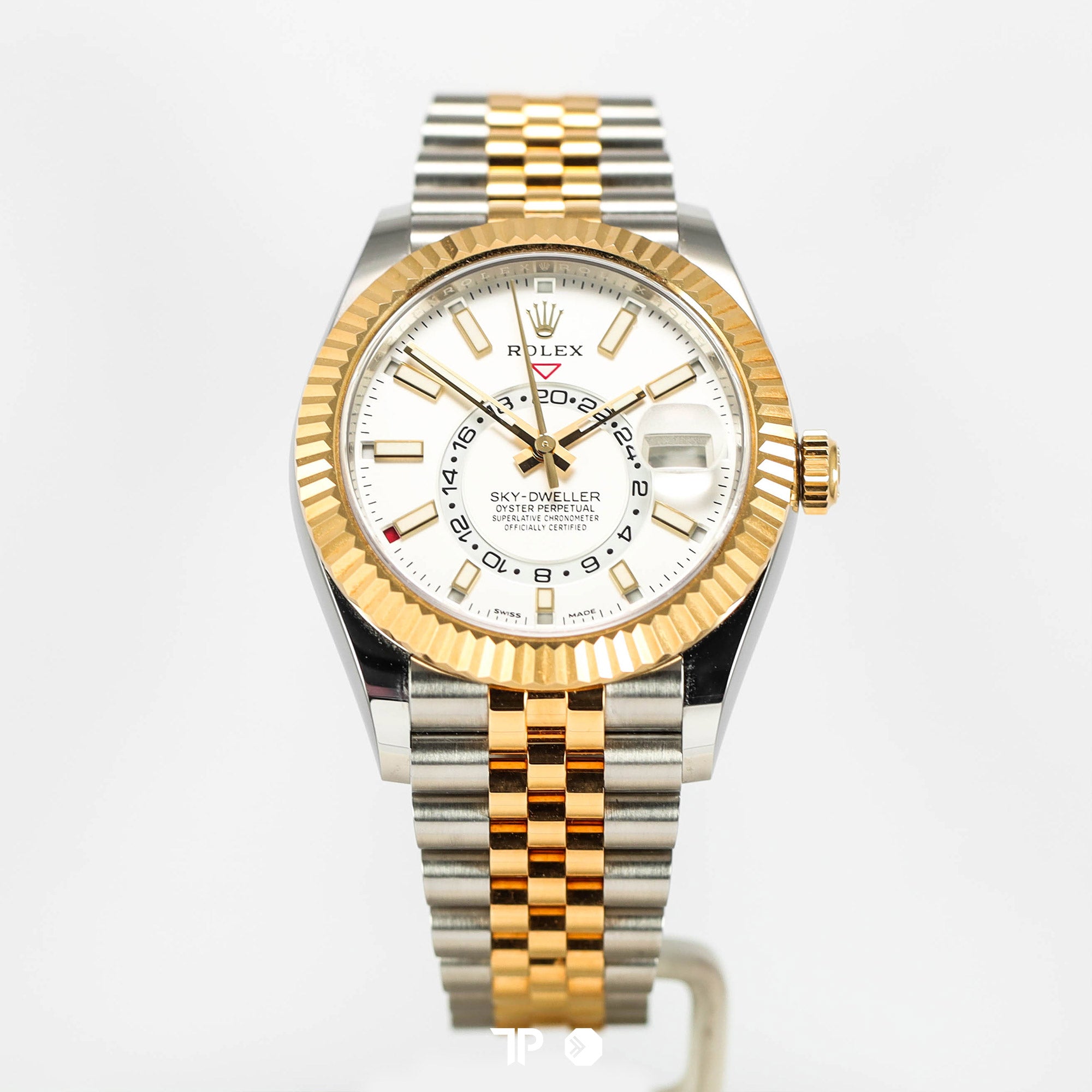 Sky-Dweller Two Tone Yellow Gold  Jubilee White Dial 42mm (2023)
