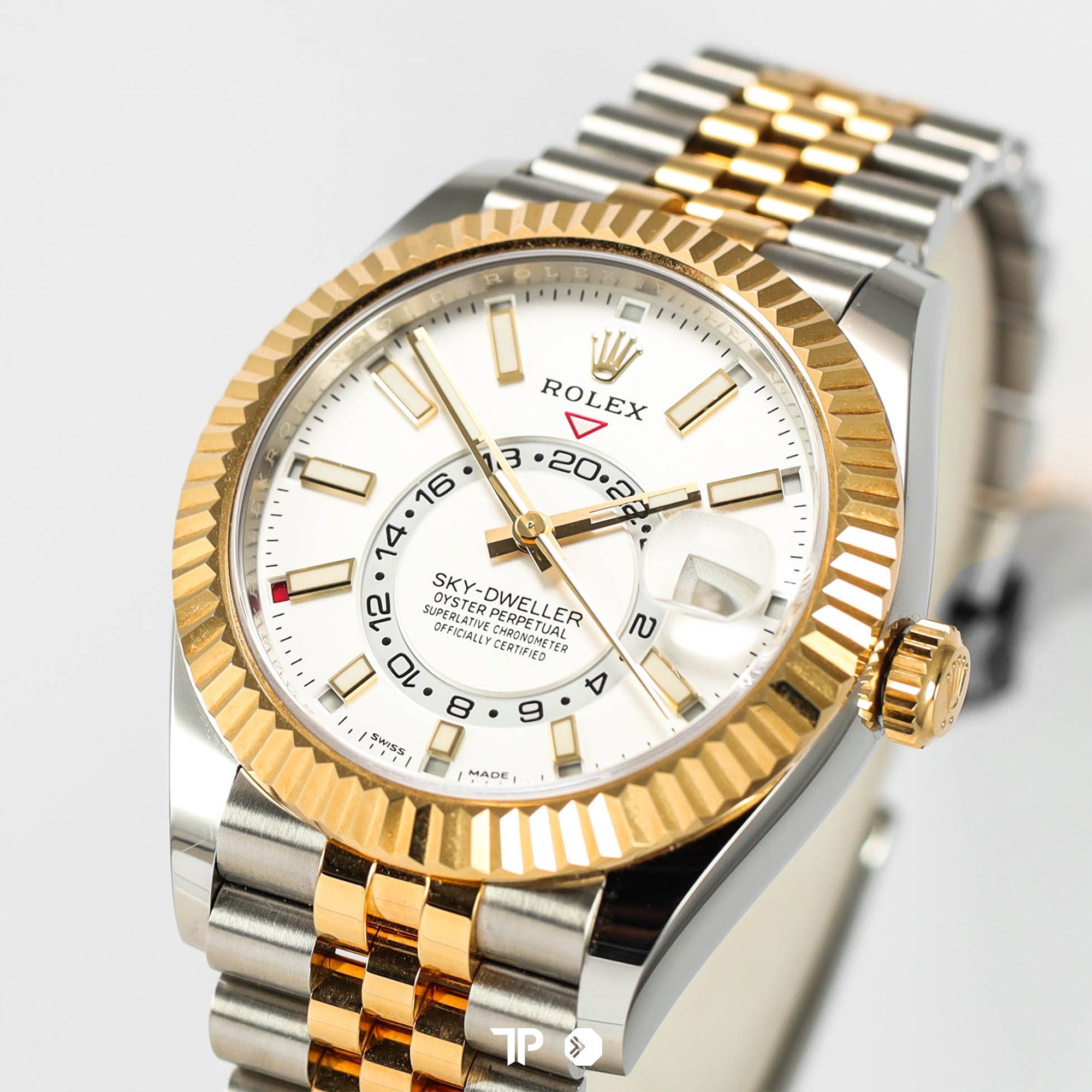 Sky-Dweller Two Tone Yellow Gold  Jubilee White Dial 42mm (2023)