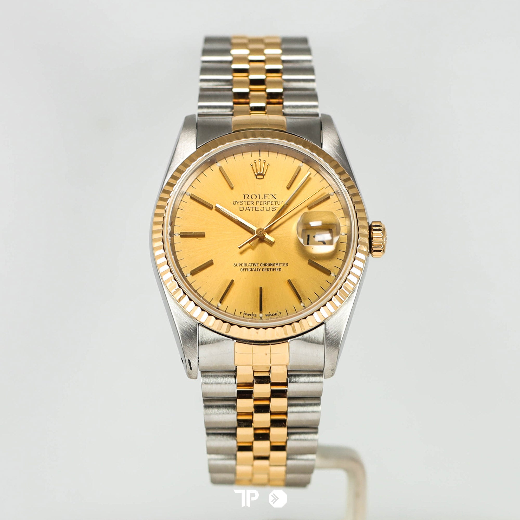 Datejust 36 Champagne Yellow Gold Jubilee