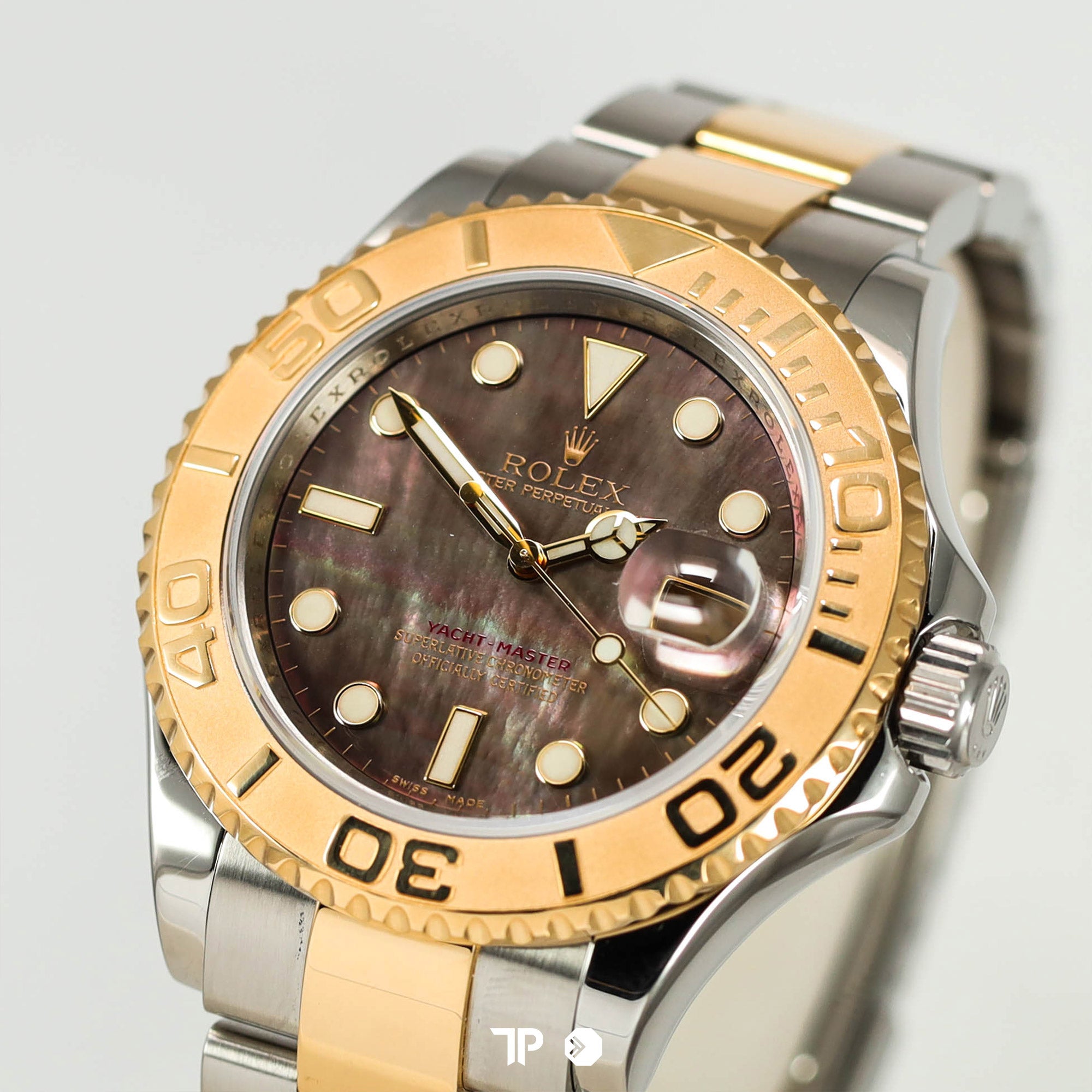 Yacht-Master Two Tone Yellow Gold Black MOP Dial 40mm (2009)