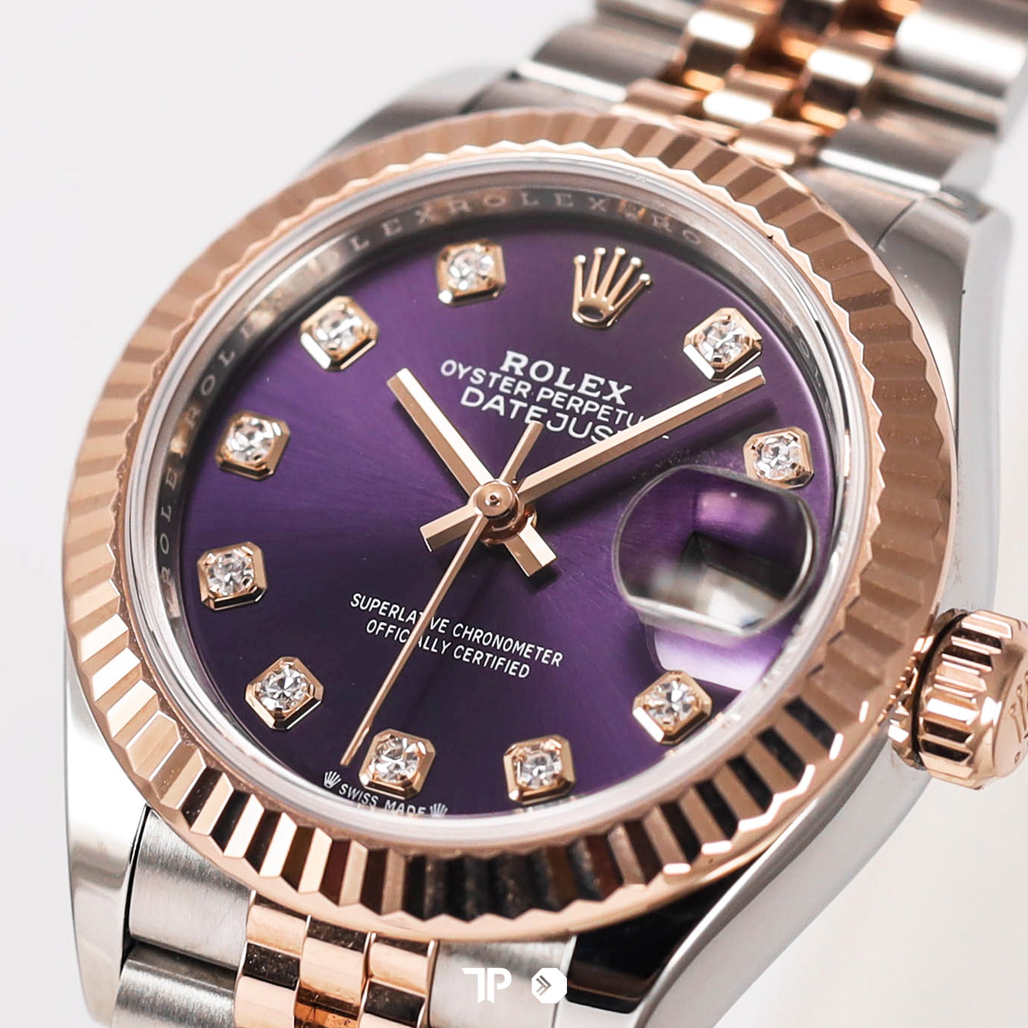 Datejust 28 Aubergine Diamond-Set Jubilee (2022)