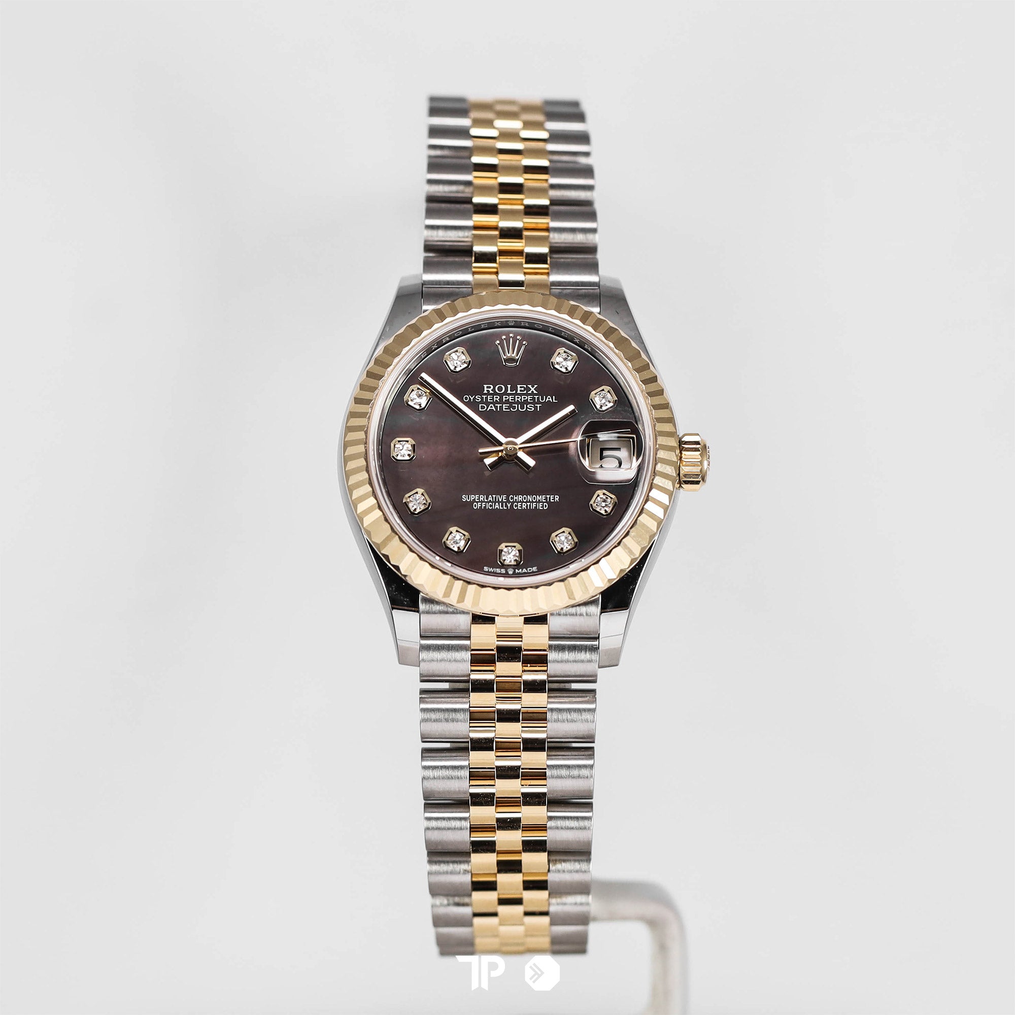 Datejust 31 Black MOP Dial Two Tone Yellow Gold Jubilee NEW(2025)