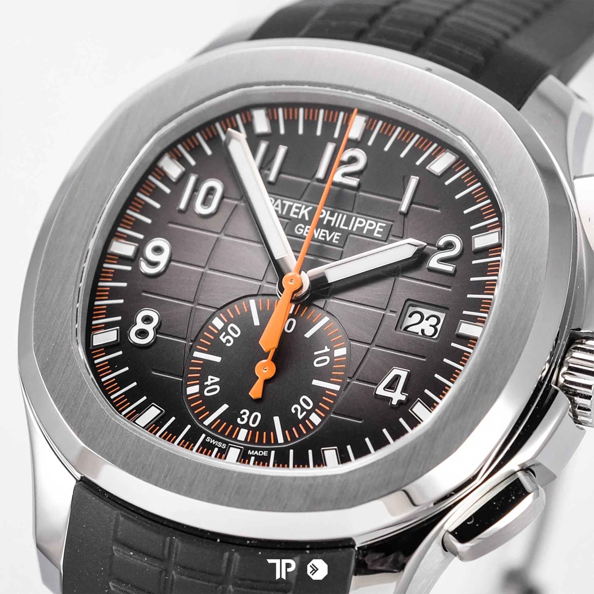 Aquanaut 42 - 5968A Black Orange Dial Composite Chronograph NEW(2025)