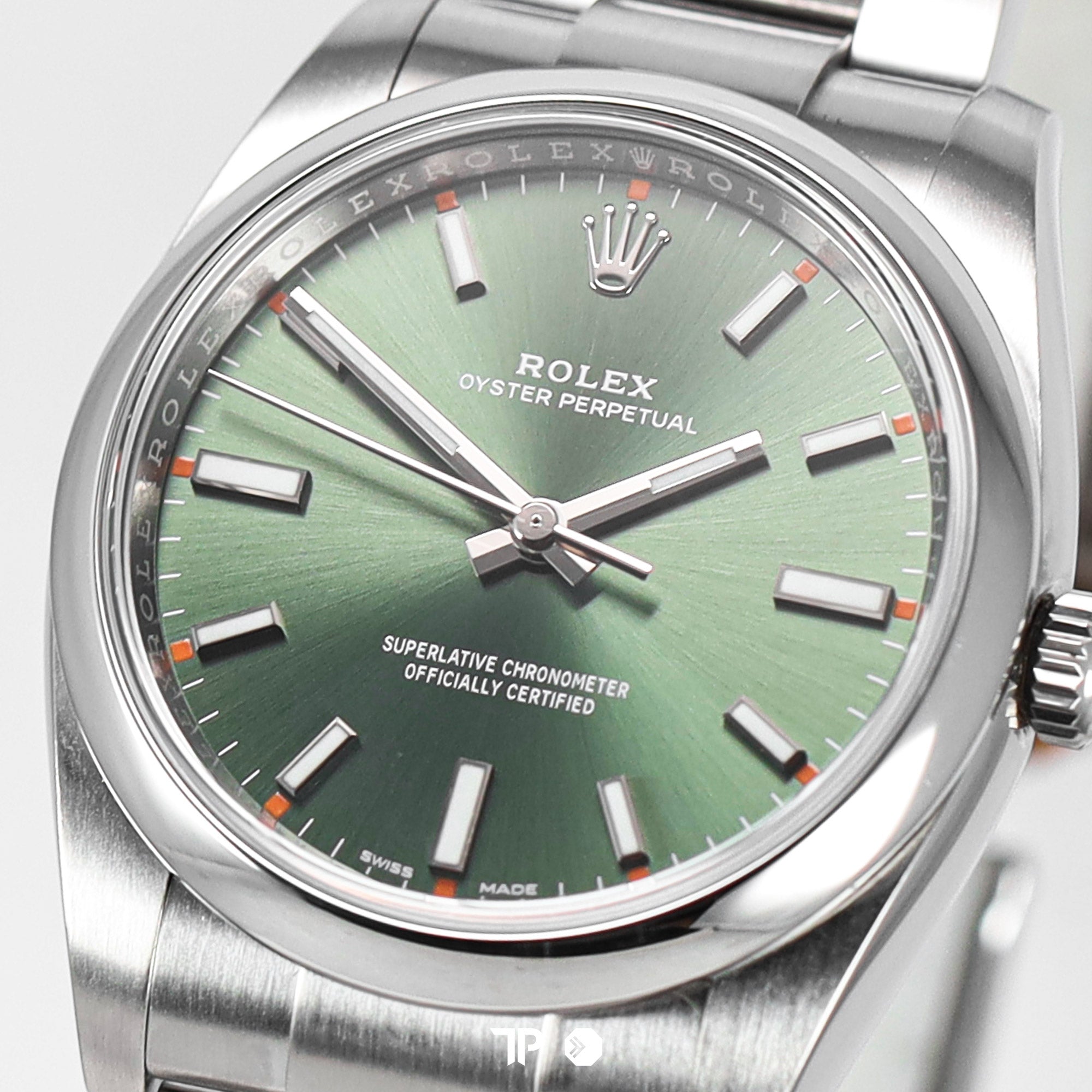 Rolex Oyster Perpetual 34 Olive Green Dial (2017)