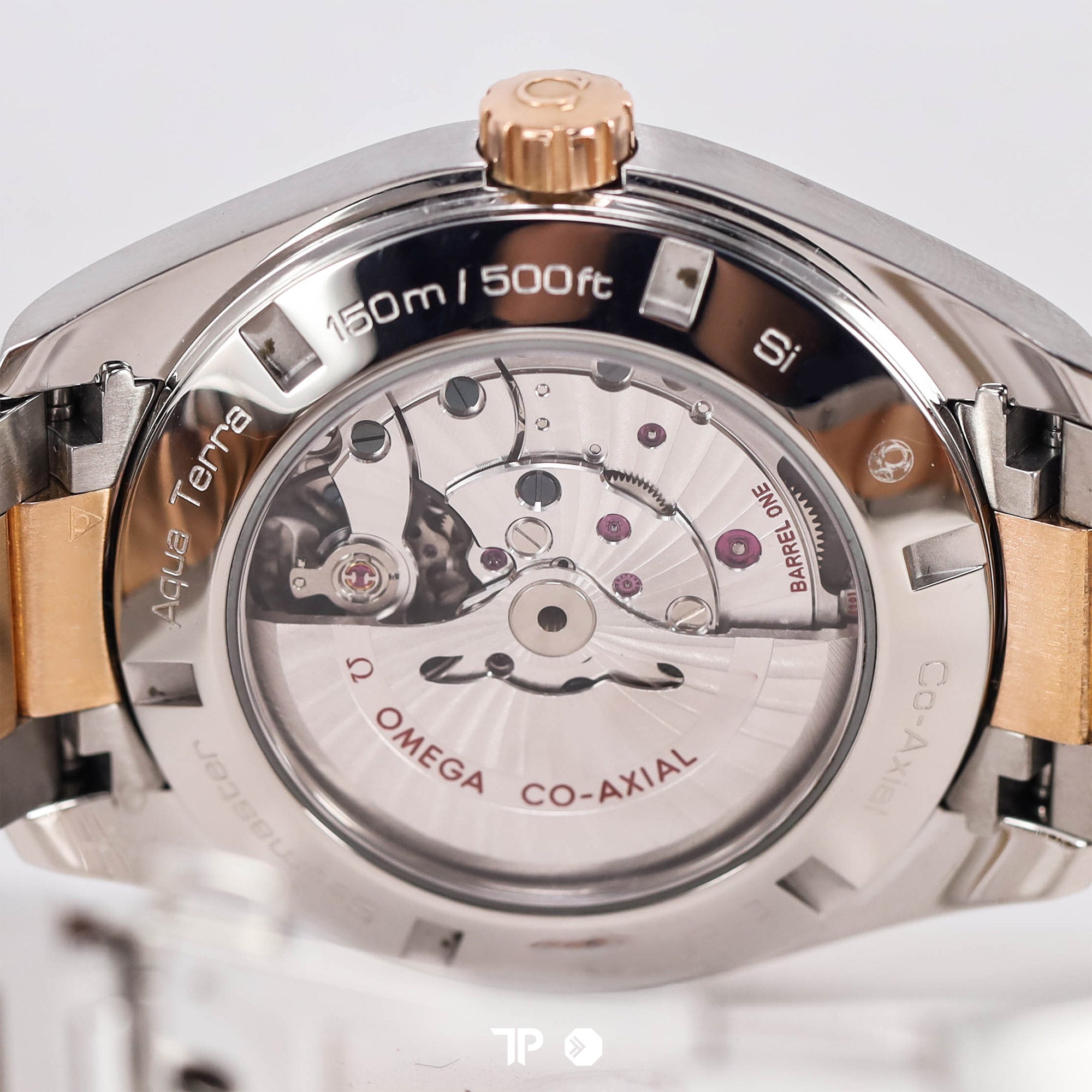 Seamaster Aqua Terra 150M Two Tone Rose Gold Grey GMT 43mm (2017)