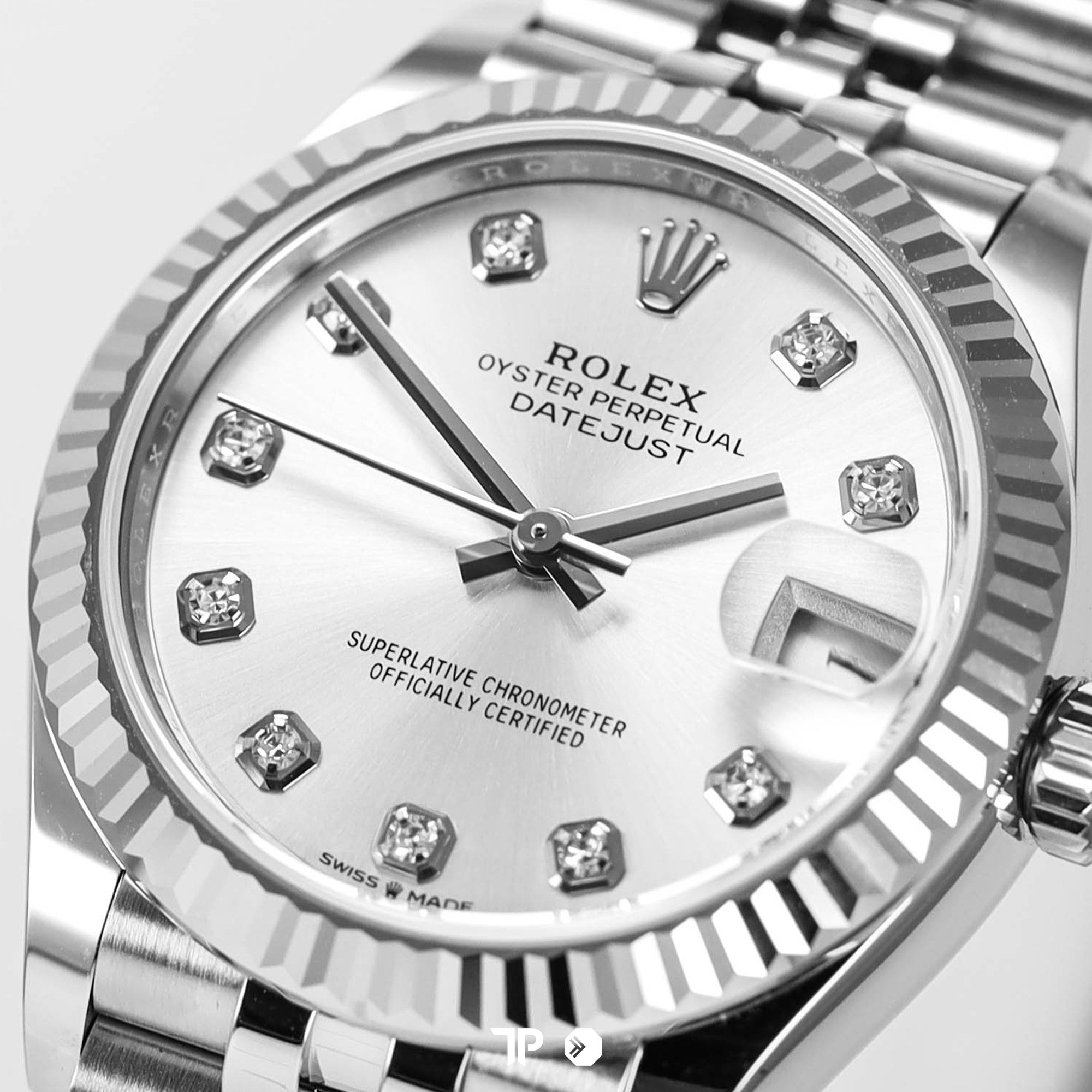 Datejust 31 Silver Dial Diamond Index NEW(2025)