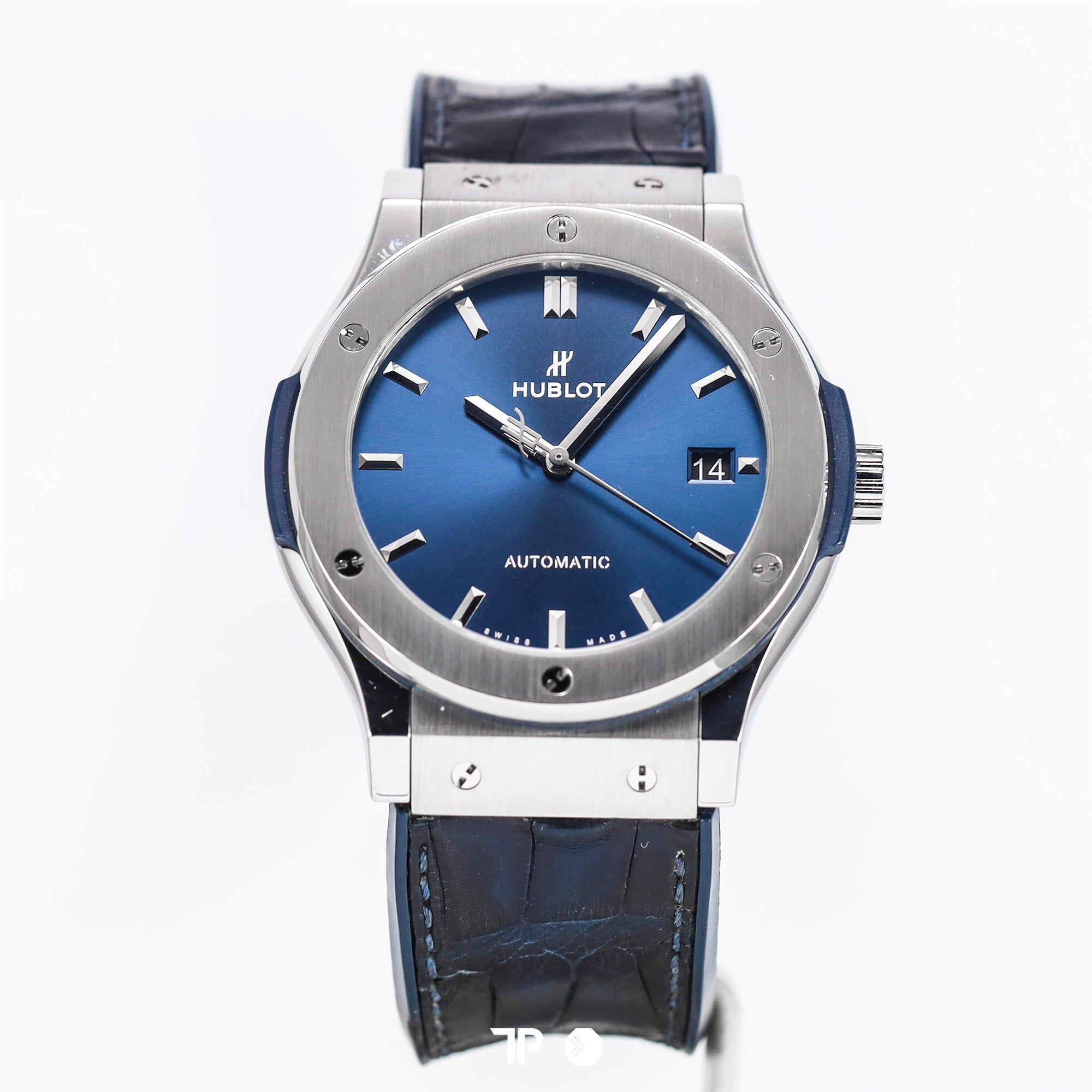 Classic Fusion 45mm Blue Titanium Leather (2023)