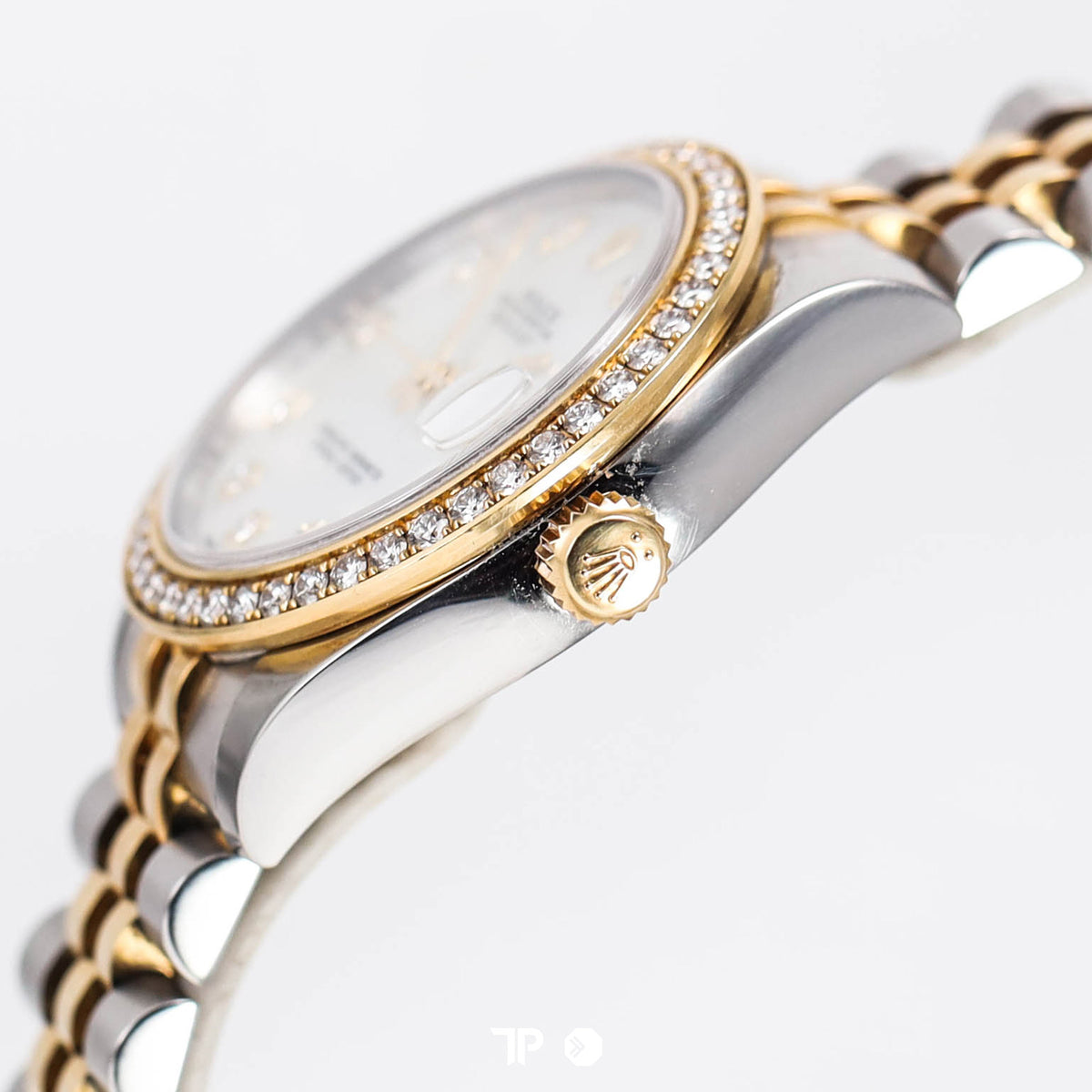 Datejust 31 RBR Two Tone Yellow Gold White MOP Dial Diamond Bezel (2016)