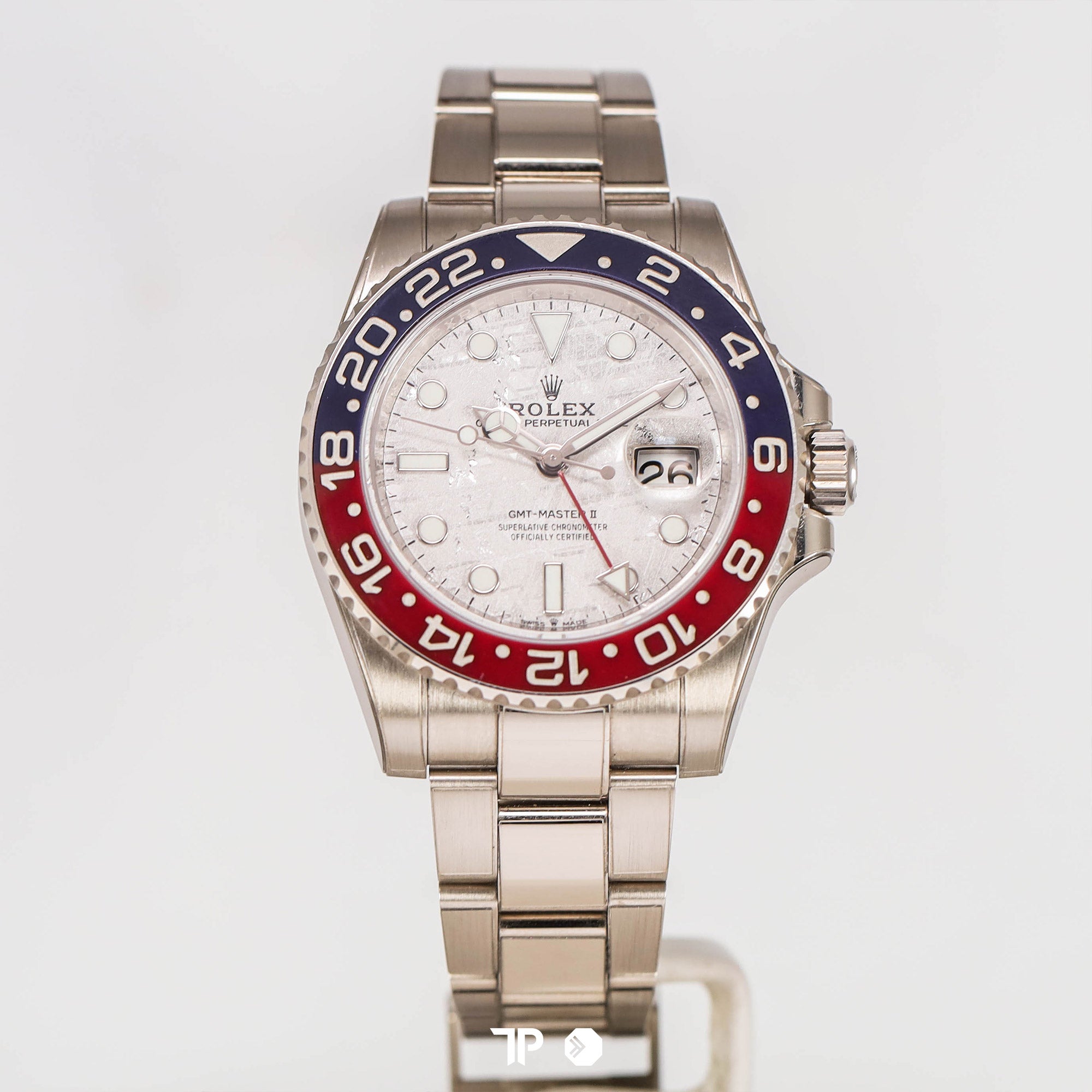 GMT Master II Pepsi White Gold Meteorite Dial 40mm (2019)