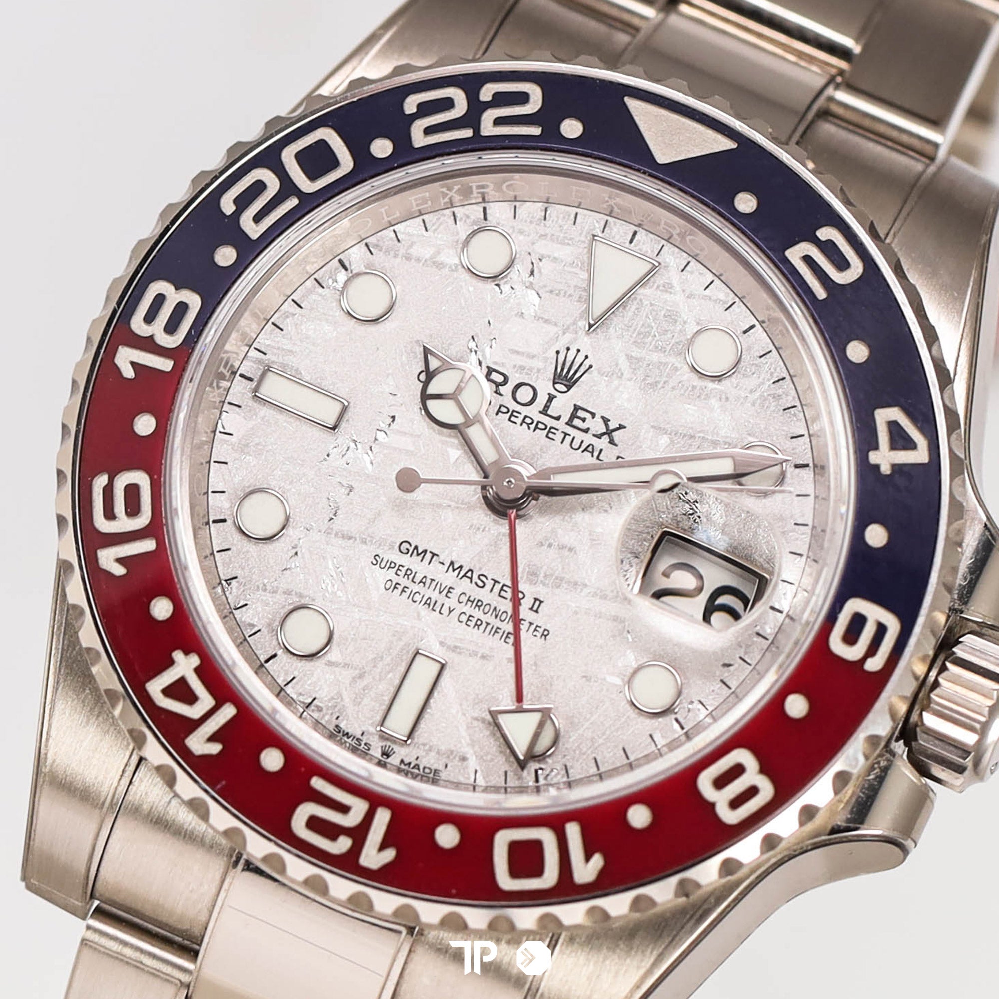 GMT Master II Pepsi White Gold Meteorite Dial 40mm (2019)