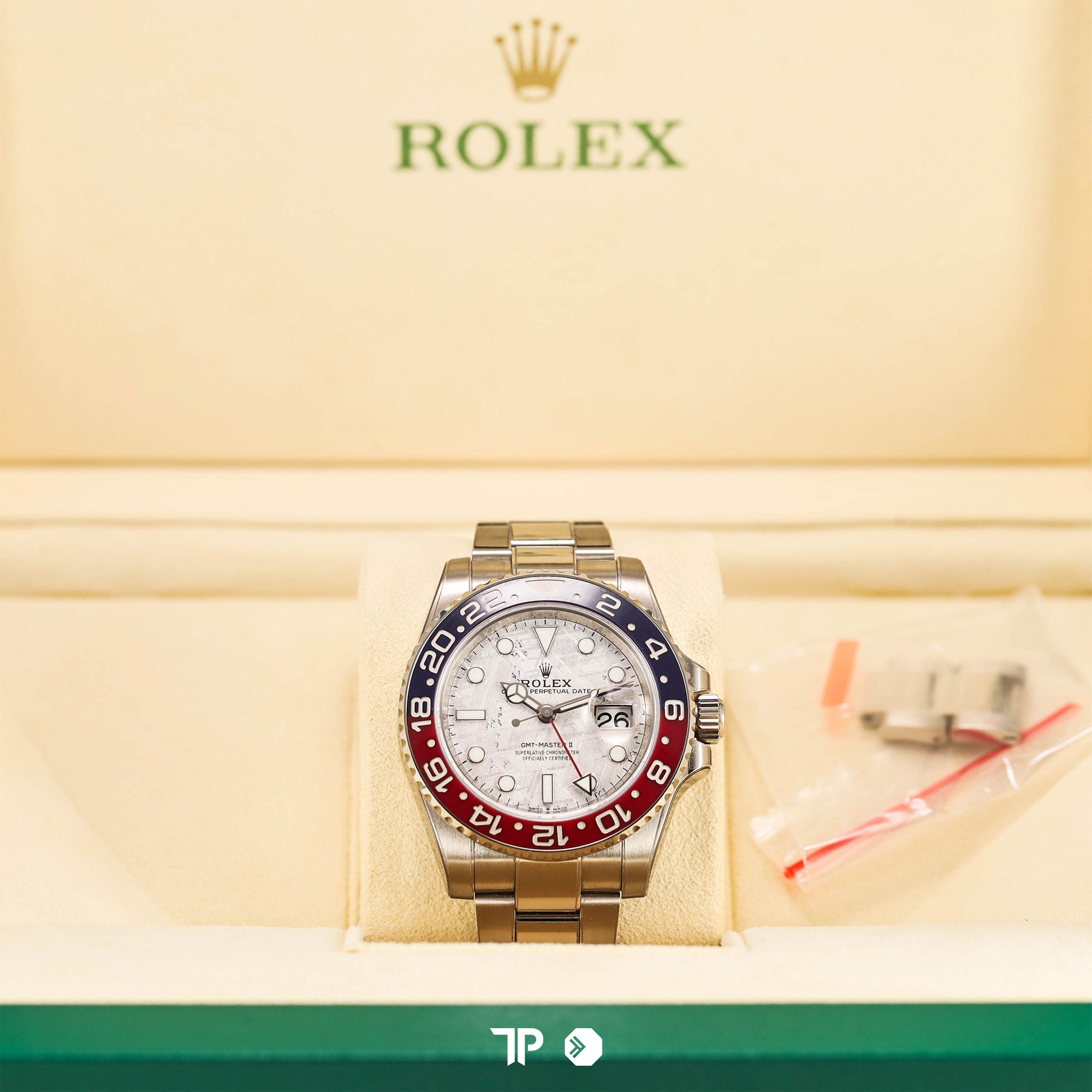 GMT Master II Pepsi White Gold Meteorite Dial 40mm (2019)