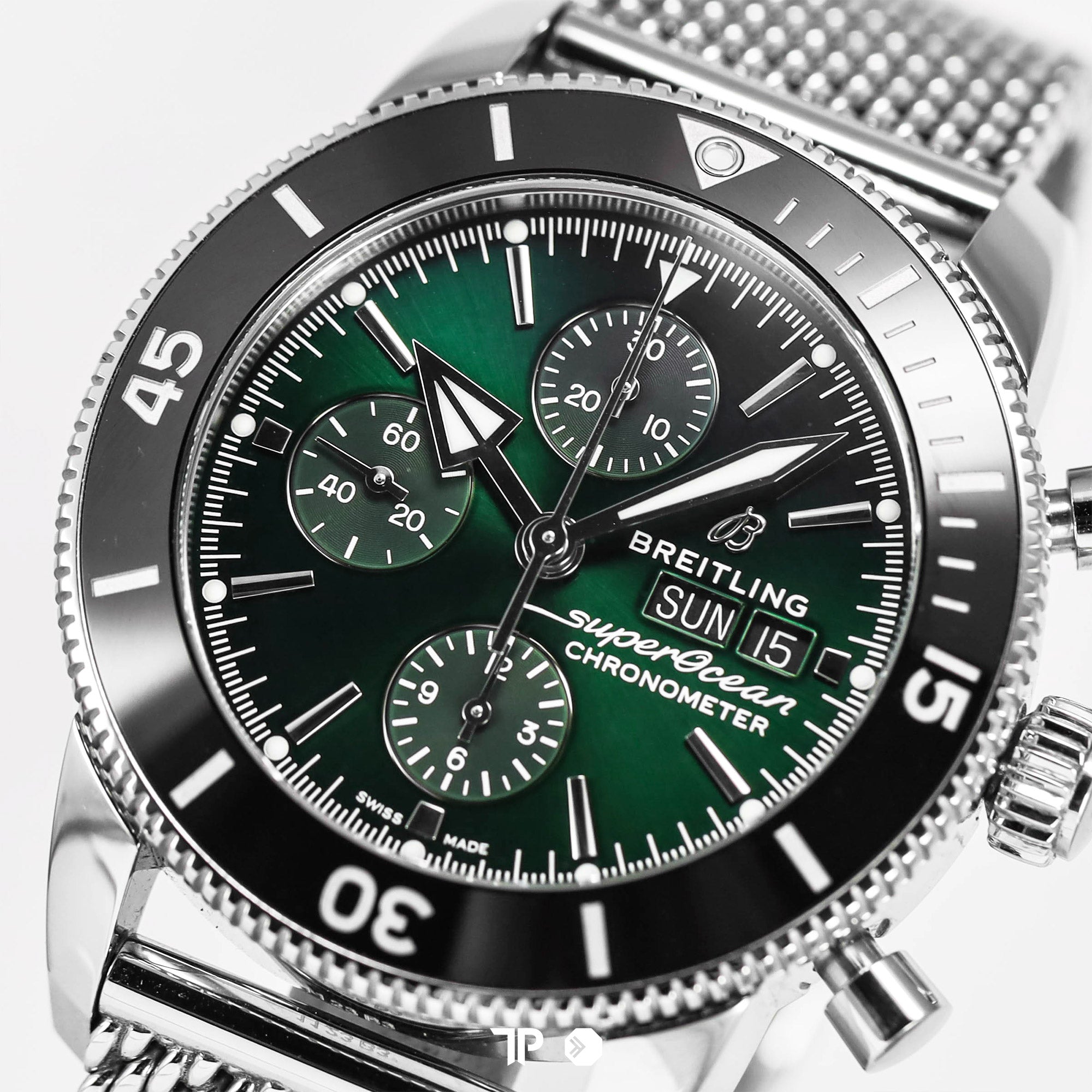 Superocean Heritage Cronograph Green Dial 44mm (2024)