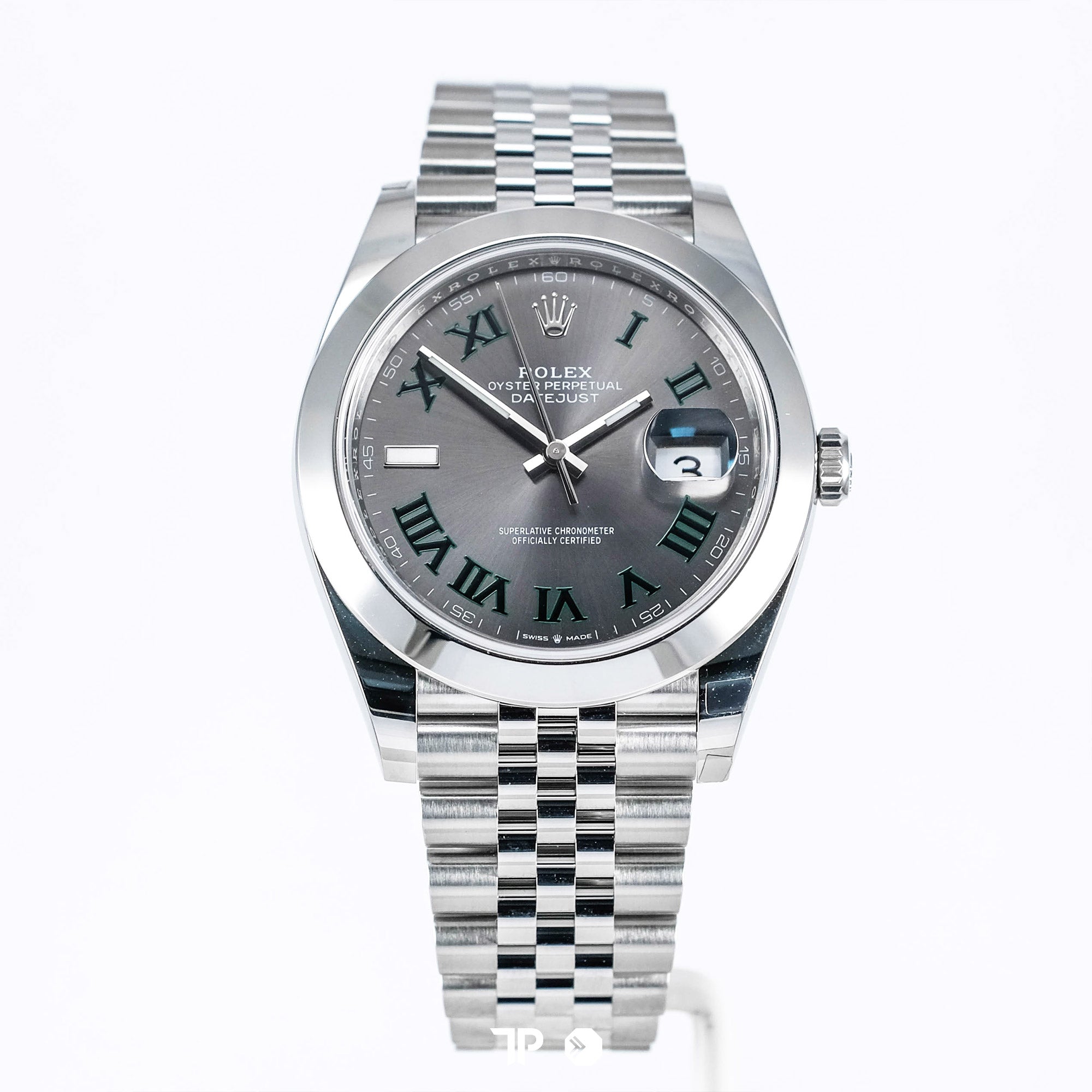 Datejust 41 Wimbledon Smooth Bezel LIKE NEW(2026)