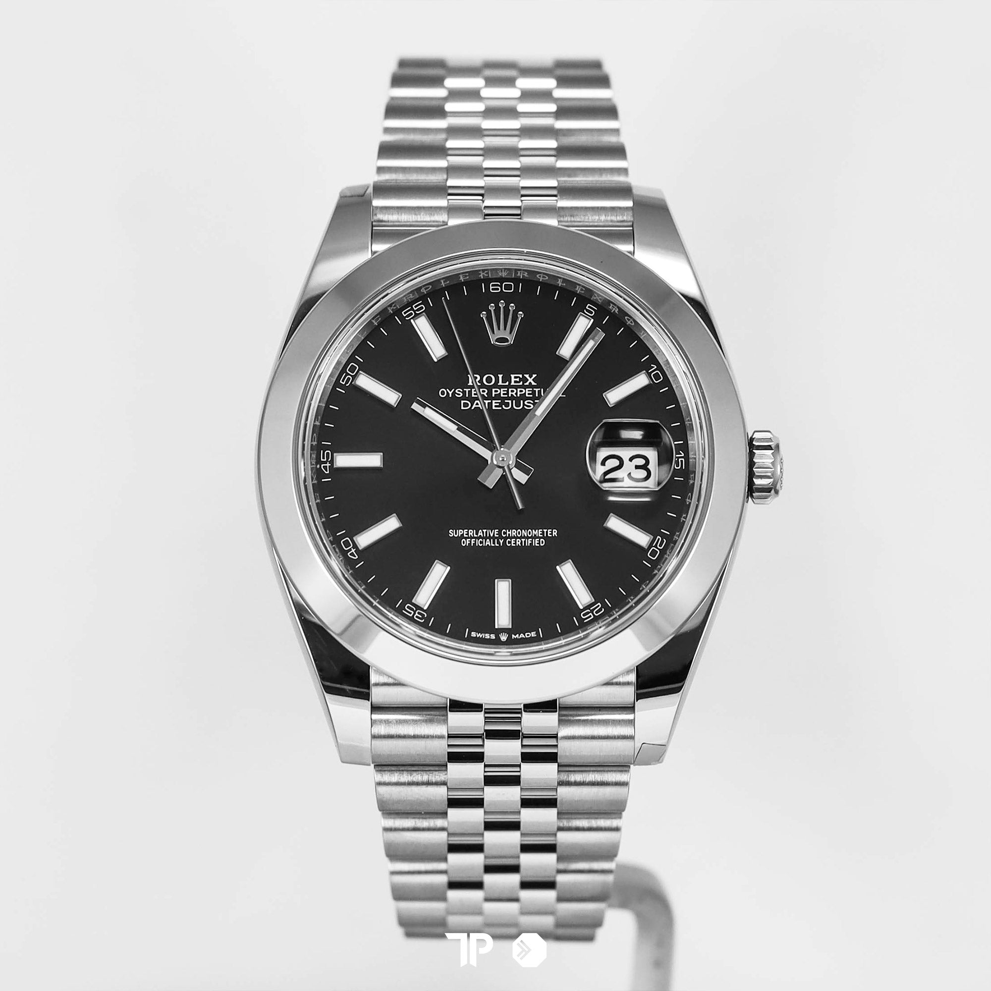 Datejust 41 Smooth Bezel Black Dial Jubilee New (2026)