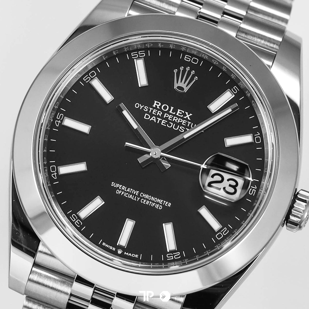 Datejust 41 Smooth Bezel Black Dial Jubilee New (2026)