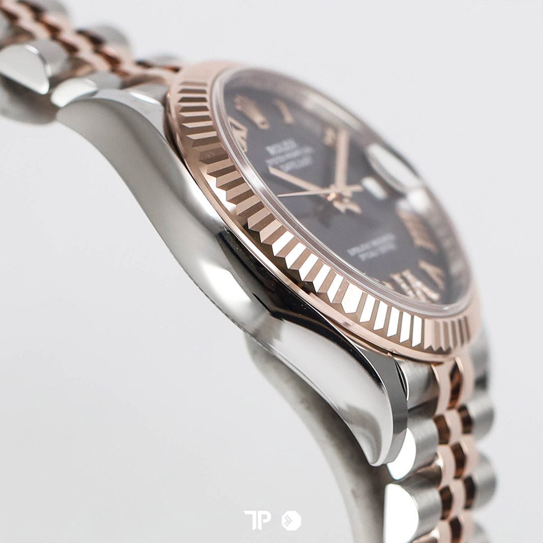 Datejust 31 Aubergine Two Tone Rose Gold Diamond On VI NEW(2026)