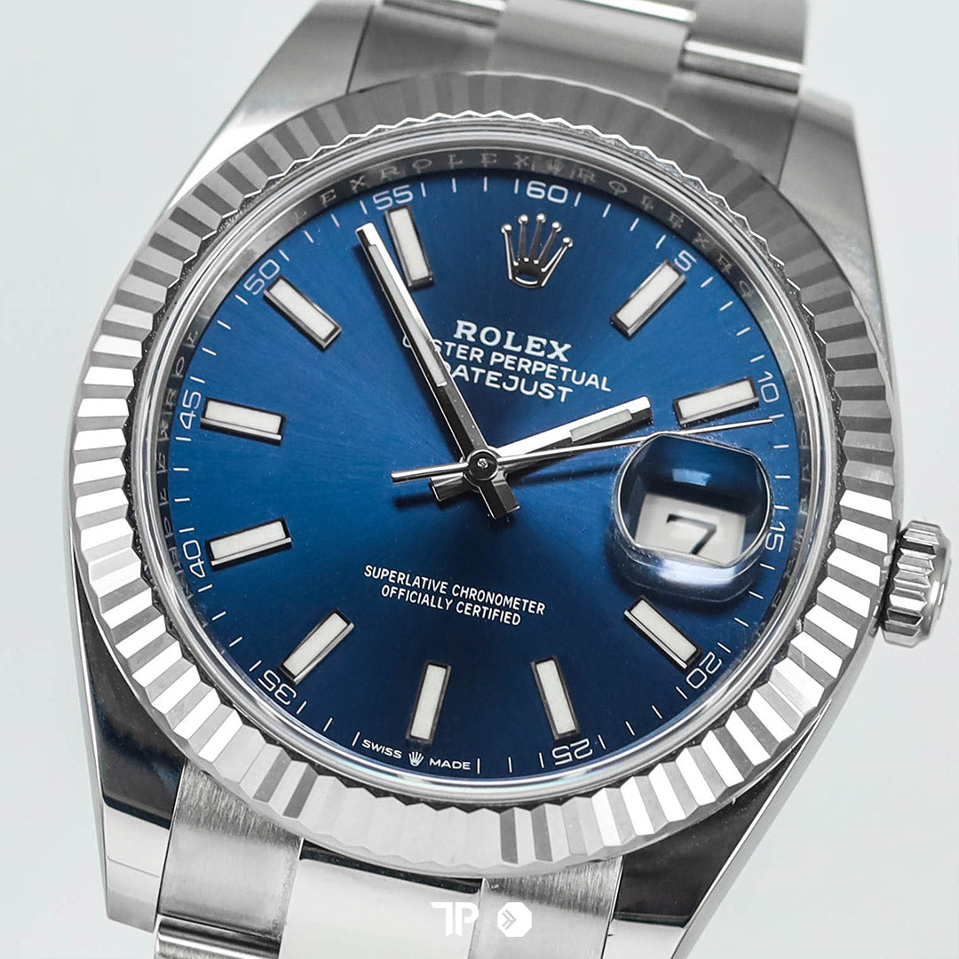 Datejust 41 Blue Dial Fluted Bezel Oyster (2019)