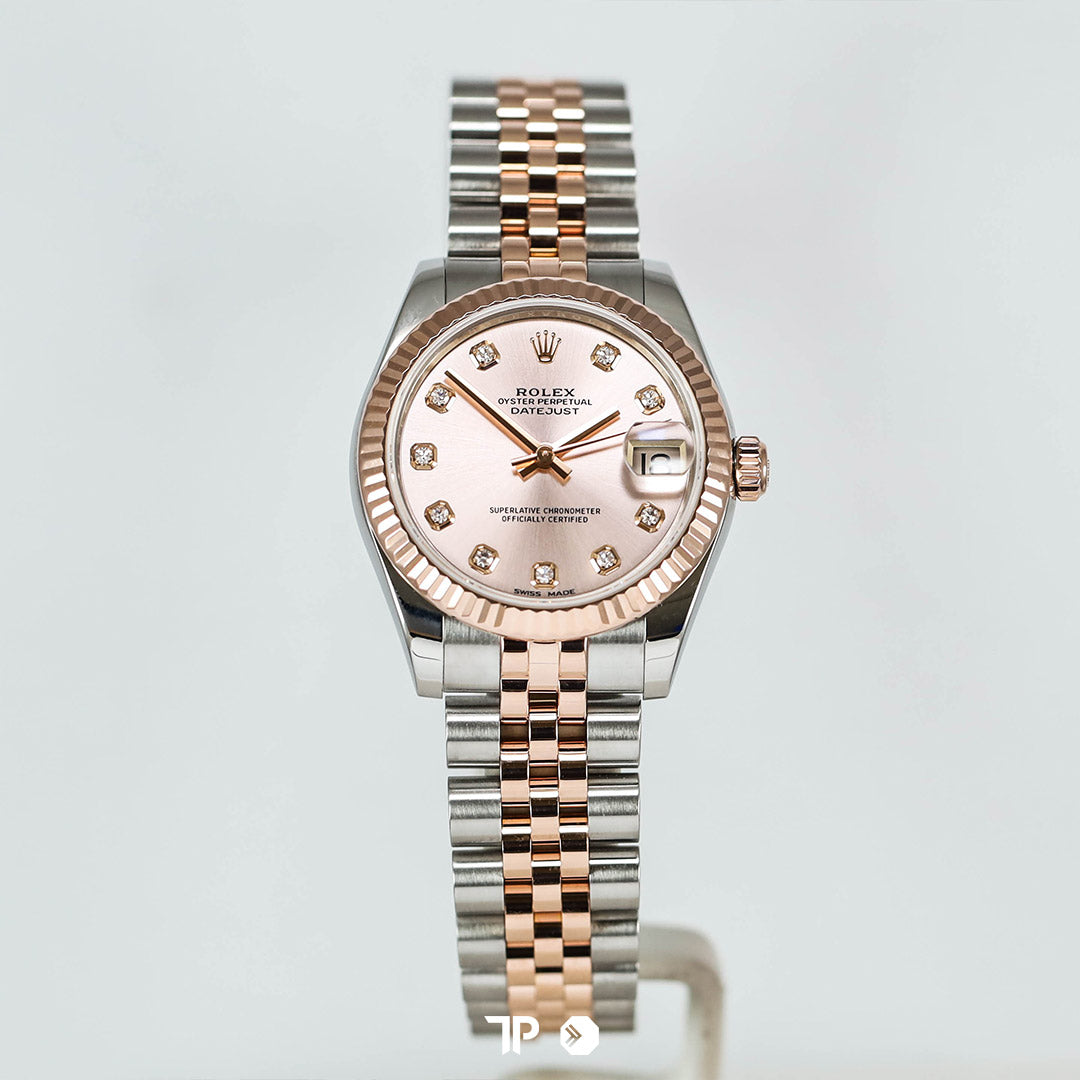 Datejust 31 Pink Diamond Two Tone Rose Gold Jubilee (2017)