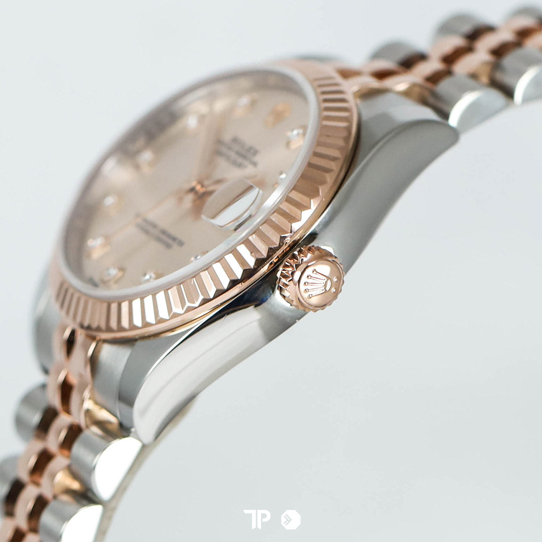 Datejust 31 Pink Diamond Two Tone Rose Gold Jubilee (2017)