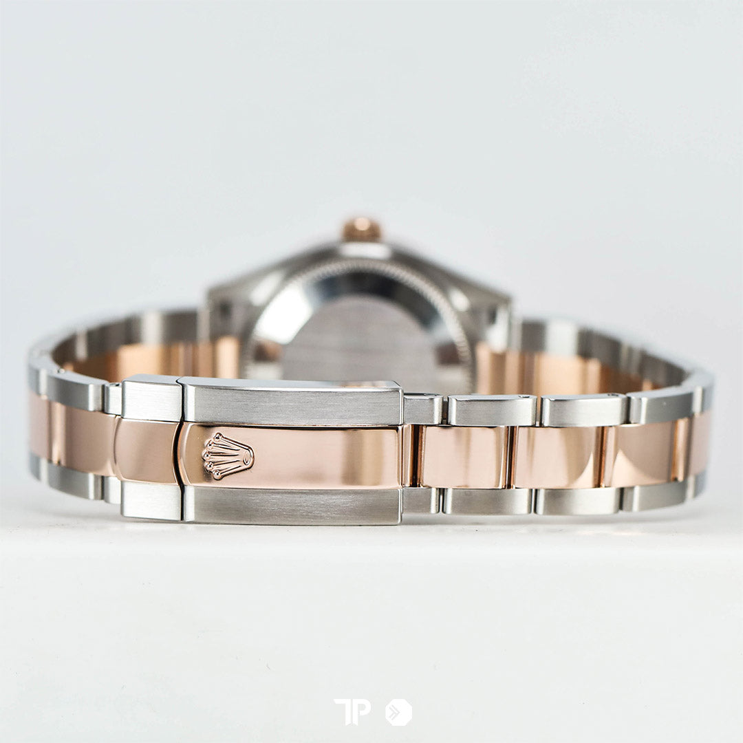 Datejust 31 Two Tone Rose Gold Choco Ten Diamond Index & Bezel (2021)