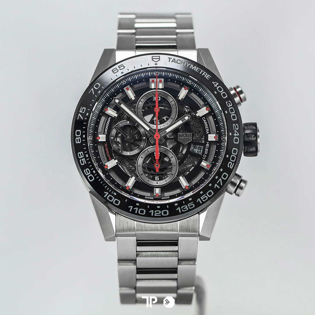 Carrera Heuer 01 Skeleton Black 43mm (2016)