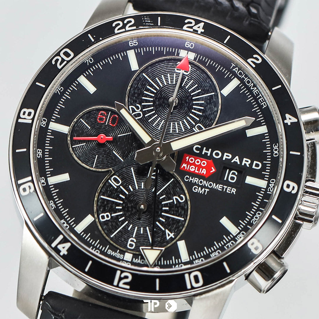 Mille Miglia Cronograph GMT Black Dial 42.5mm (2013)