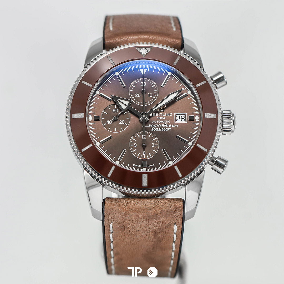 Superocean Heritage II Cronograph 46 Brown Leather (2021)
