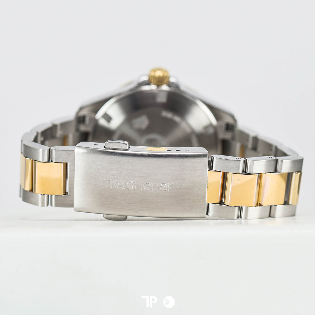 Aquaracer Lady Two Tone Yellow Gold White MOP Dial 32mm
