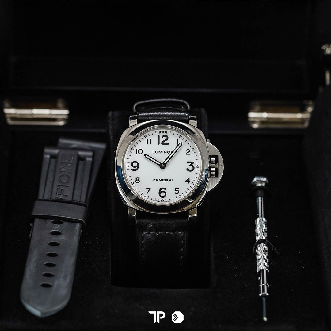 Luminor PAM114 White Dial Black Strap 44mm (2012)