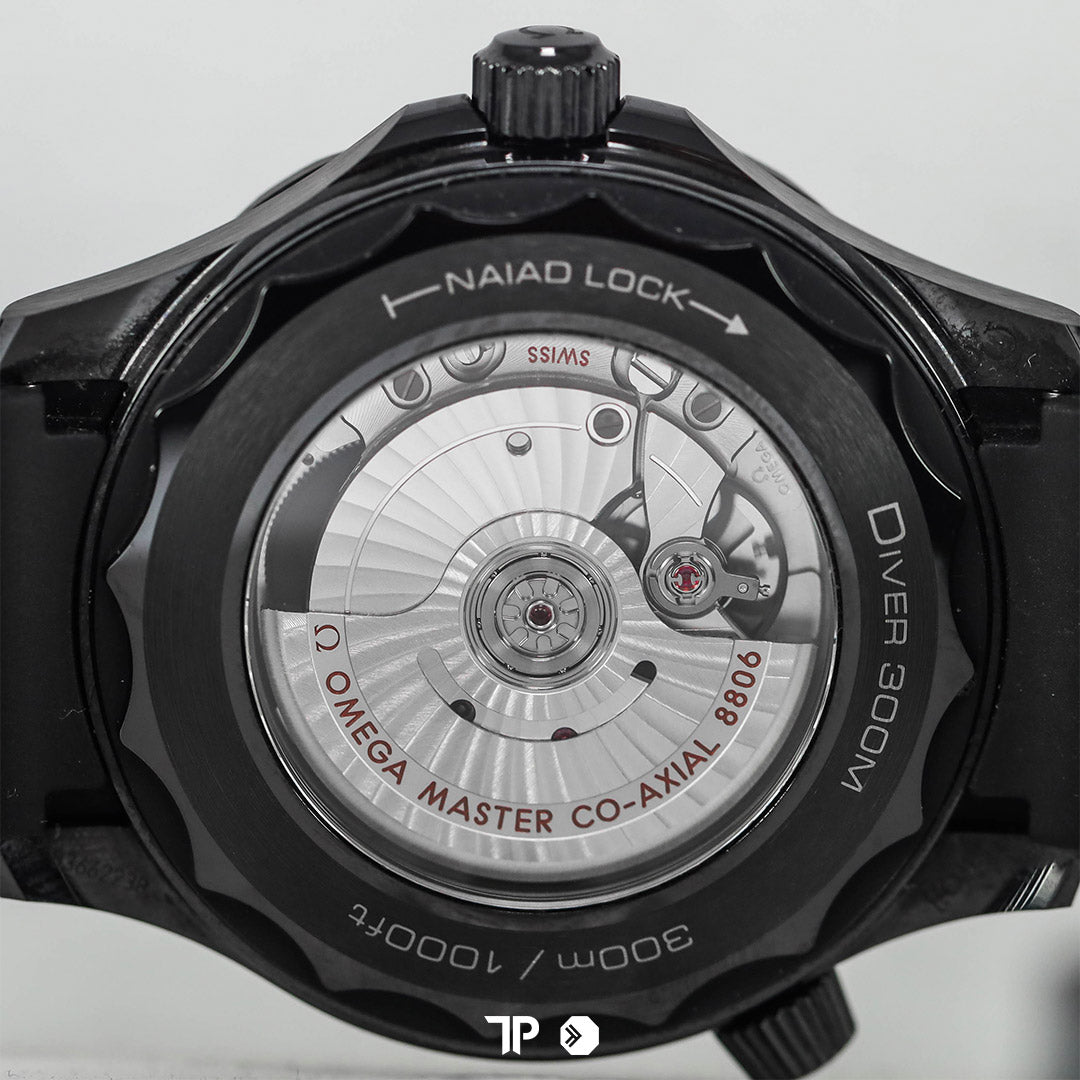 Seamaster Diver All Black Ceramic Rubber Strap 43.5mm (2022)