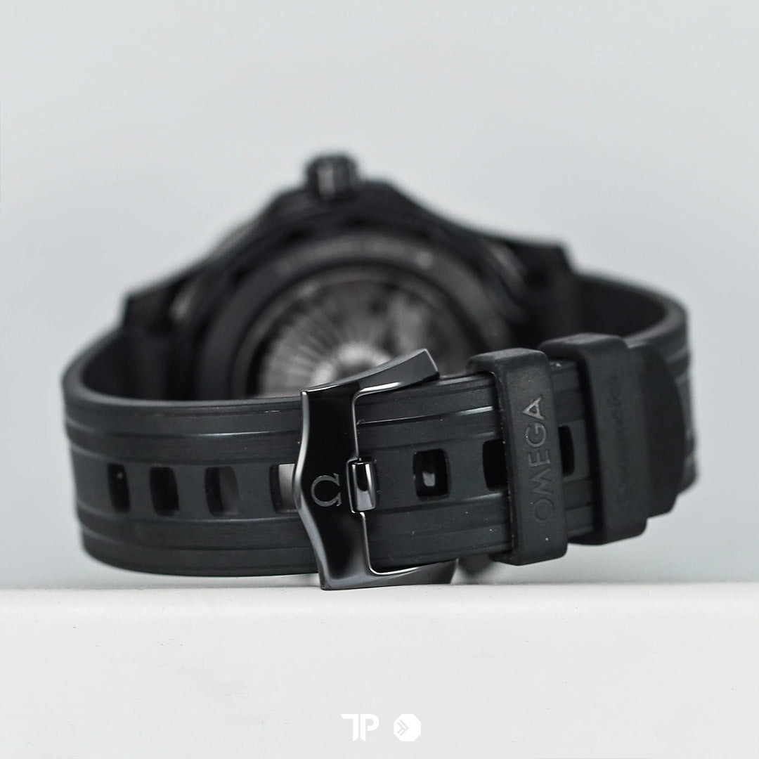 Seamaster Diver All Black Ceramic Rubber Strap 43.5mm (2022)