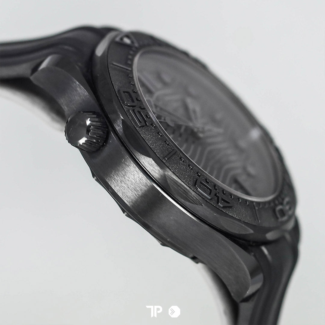 Seamaster Diver All Black Ceramic Rubber Strap 43.5mm (2022)