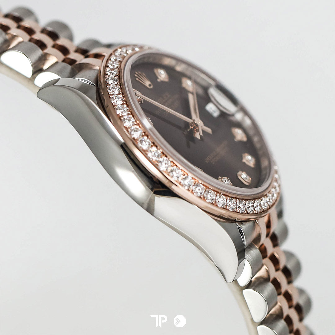 Datejust 31 Two Tone Rose Gold RBR Choco Diamond NEW(2026)