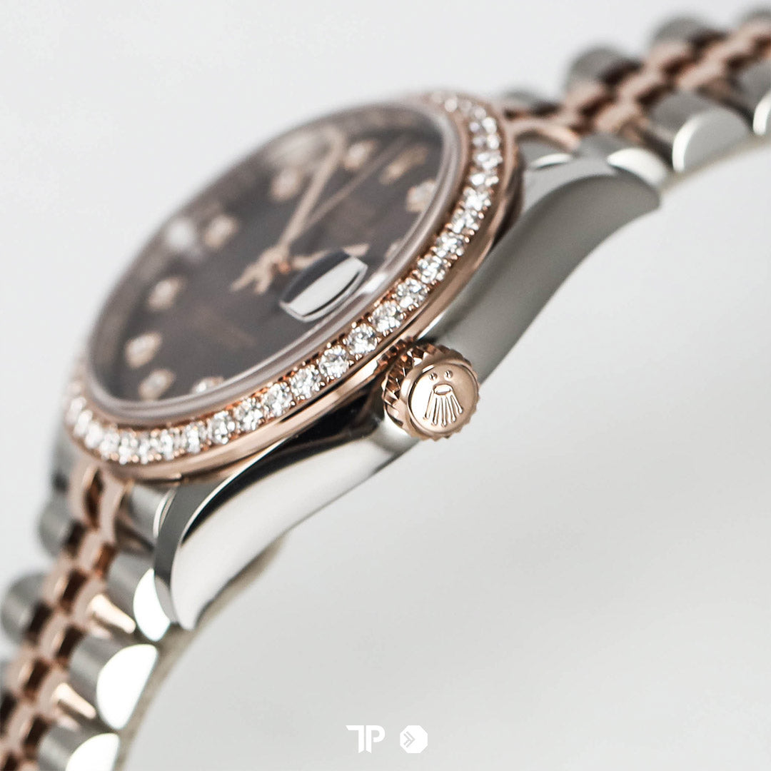 Datejust 31 Two Tone Rose Gold RBR Choco Diamond NEW(2026)