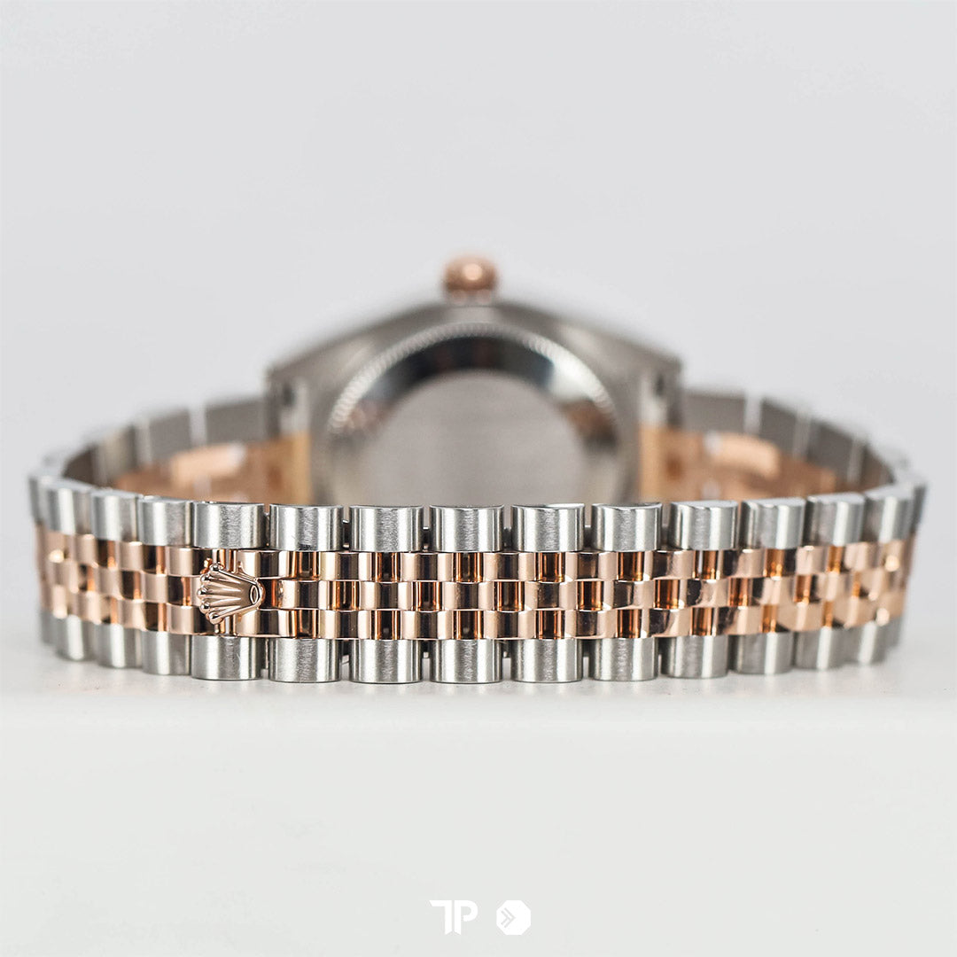 Datejust 31 Twotone Rose Gold Black Diamond Dial (2016)