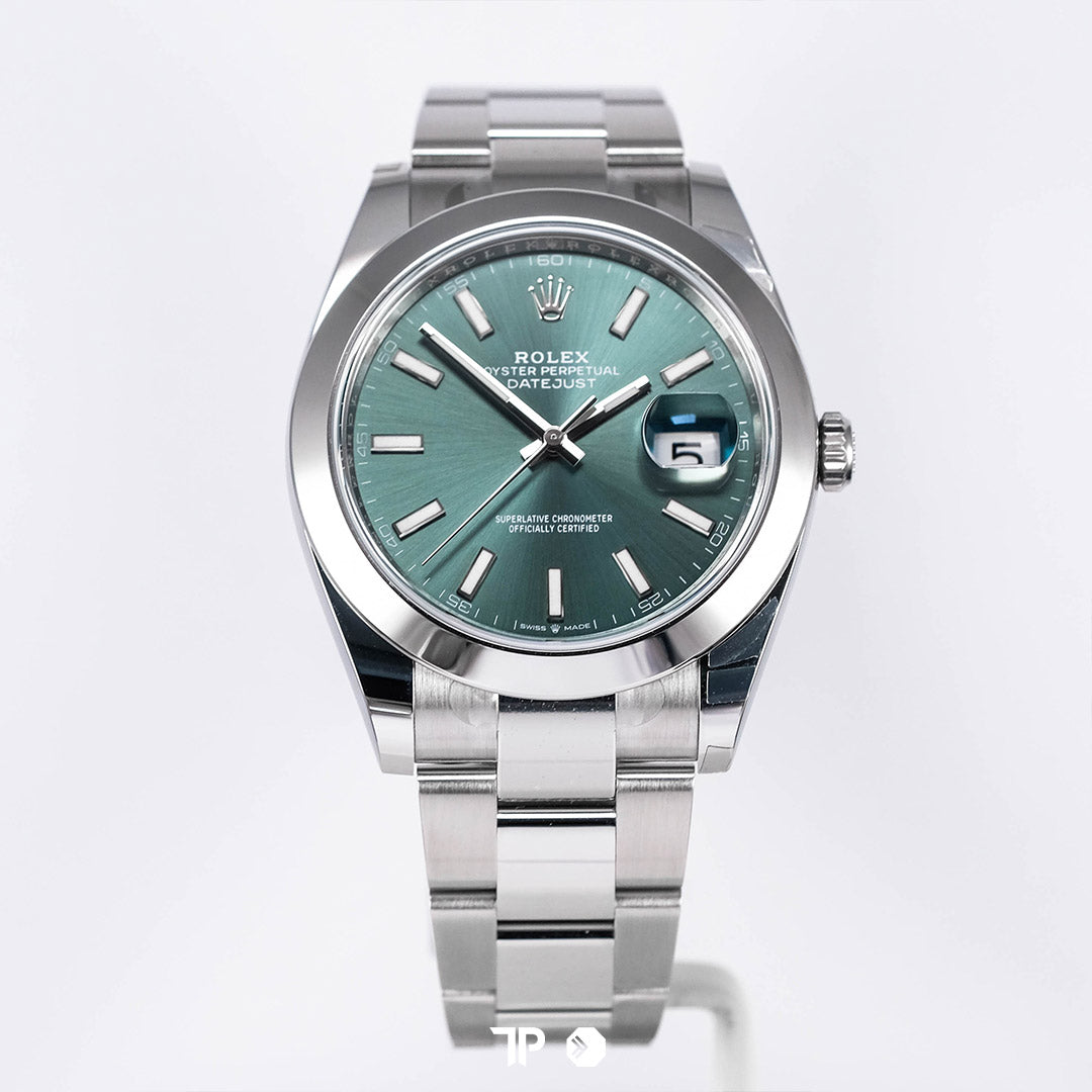 Datejust 41 Mint Green Dome Bezel Oyster NEW (2026)