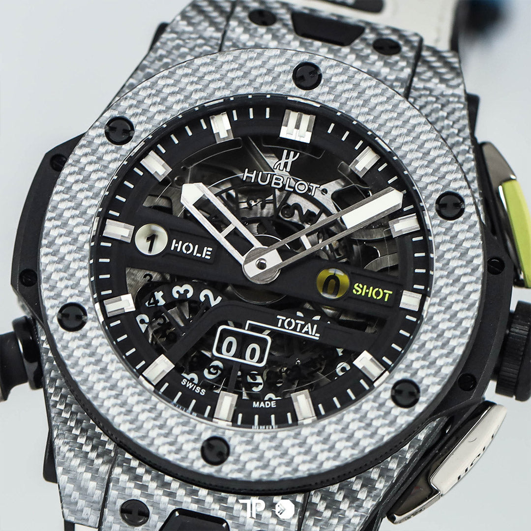 Big Bang White 'Golf Carbon' 45mm (UNDATED)