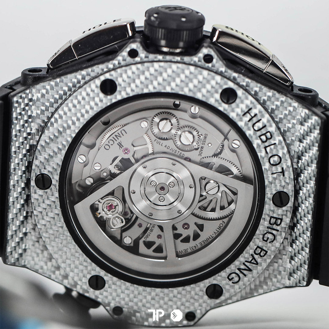 Big Bang White 'Golf Carbon' 45mm (UNDATED)
