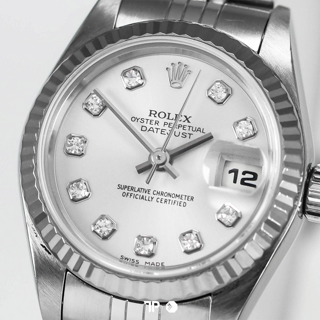 Datejust 26 Silver Diamond Index Jubilee