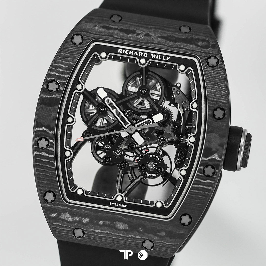New Time-Only RM 55-01 Black Carbon TPT 37.95mm NEW(2026)