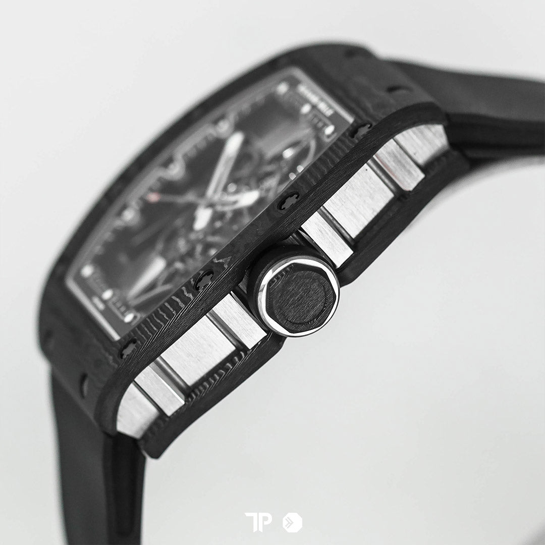 New Time-Only RM 55-01 Black Carbon TPT 37.95mm NEW(2026)