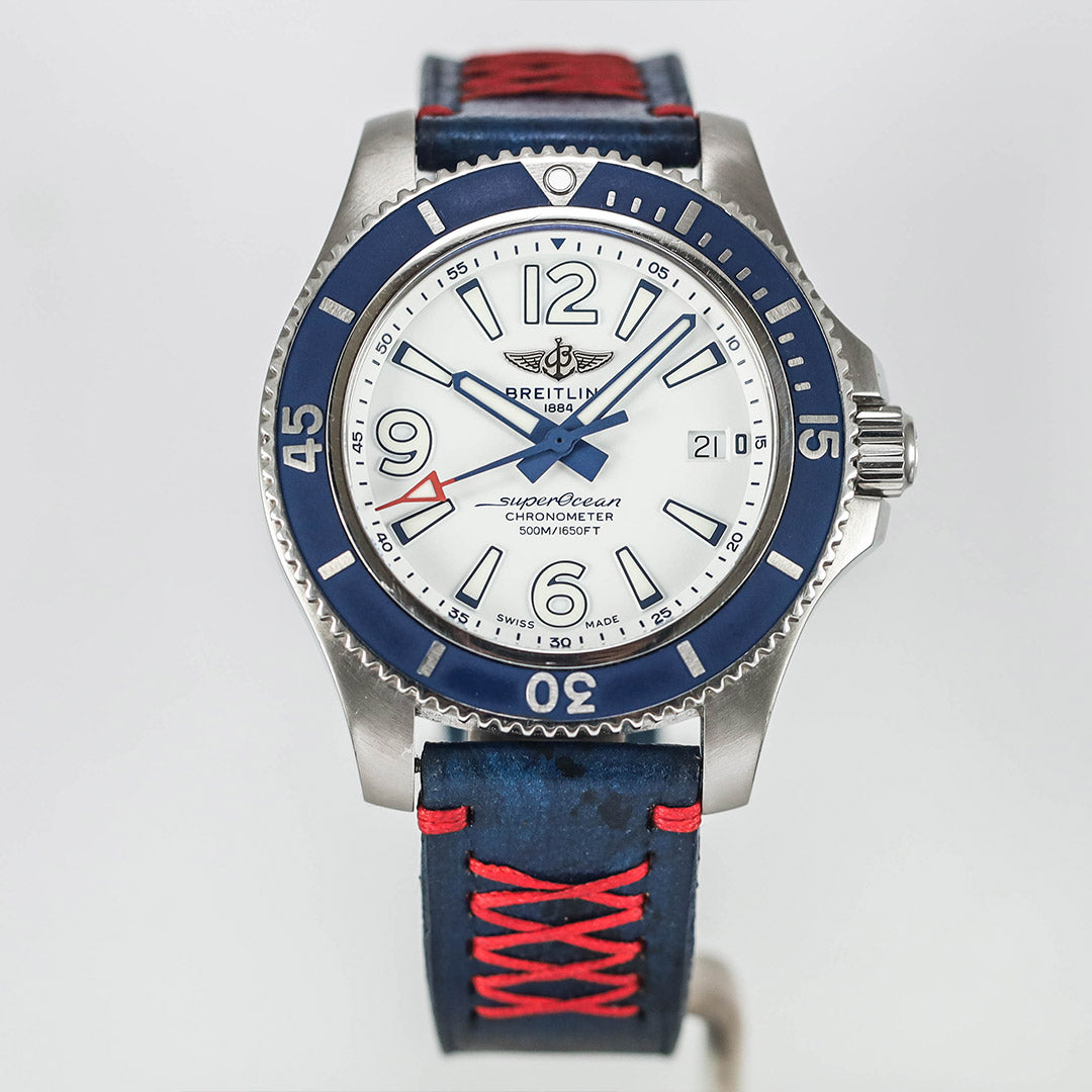 Superocean Automatic 42 White Dial Blue Bezel (2021)