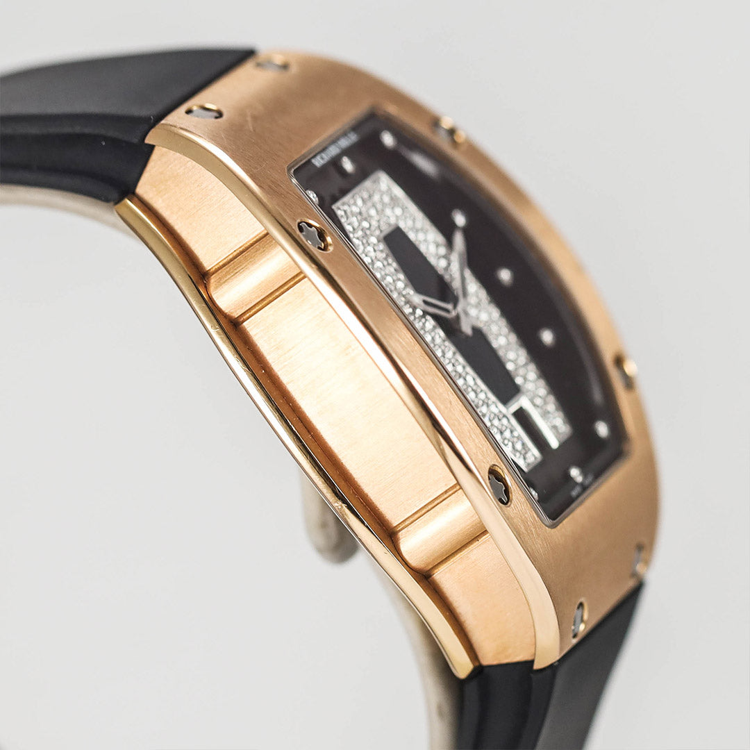 RM 07-01 Rose Gold Black & White Diamond Dial (2011)