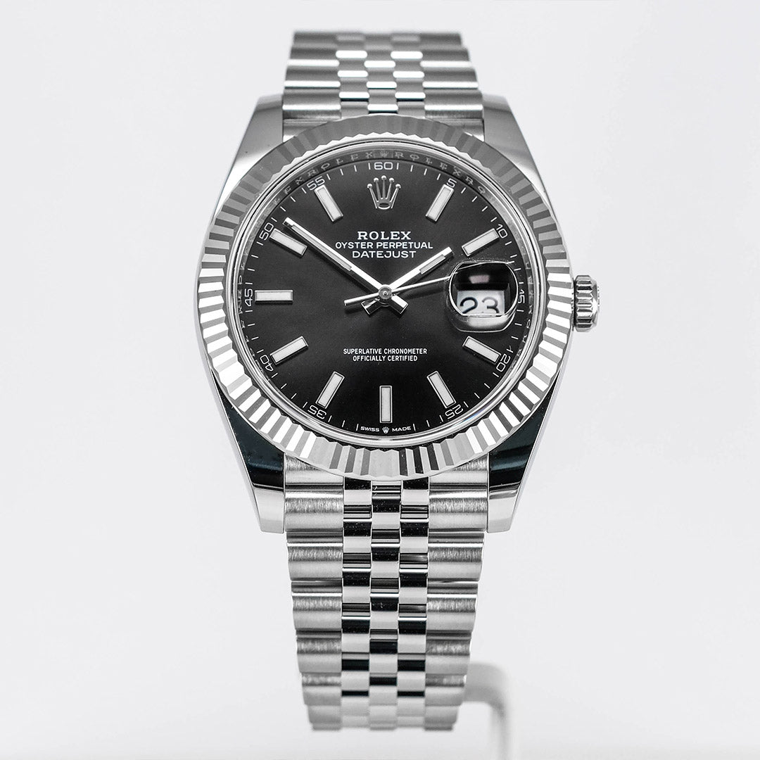 Datejust 41mm Black Fluted Bezel Jubilee NEW(2026)