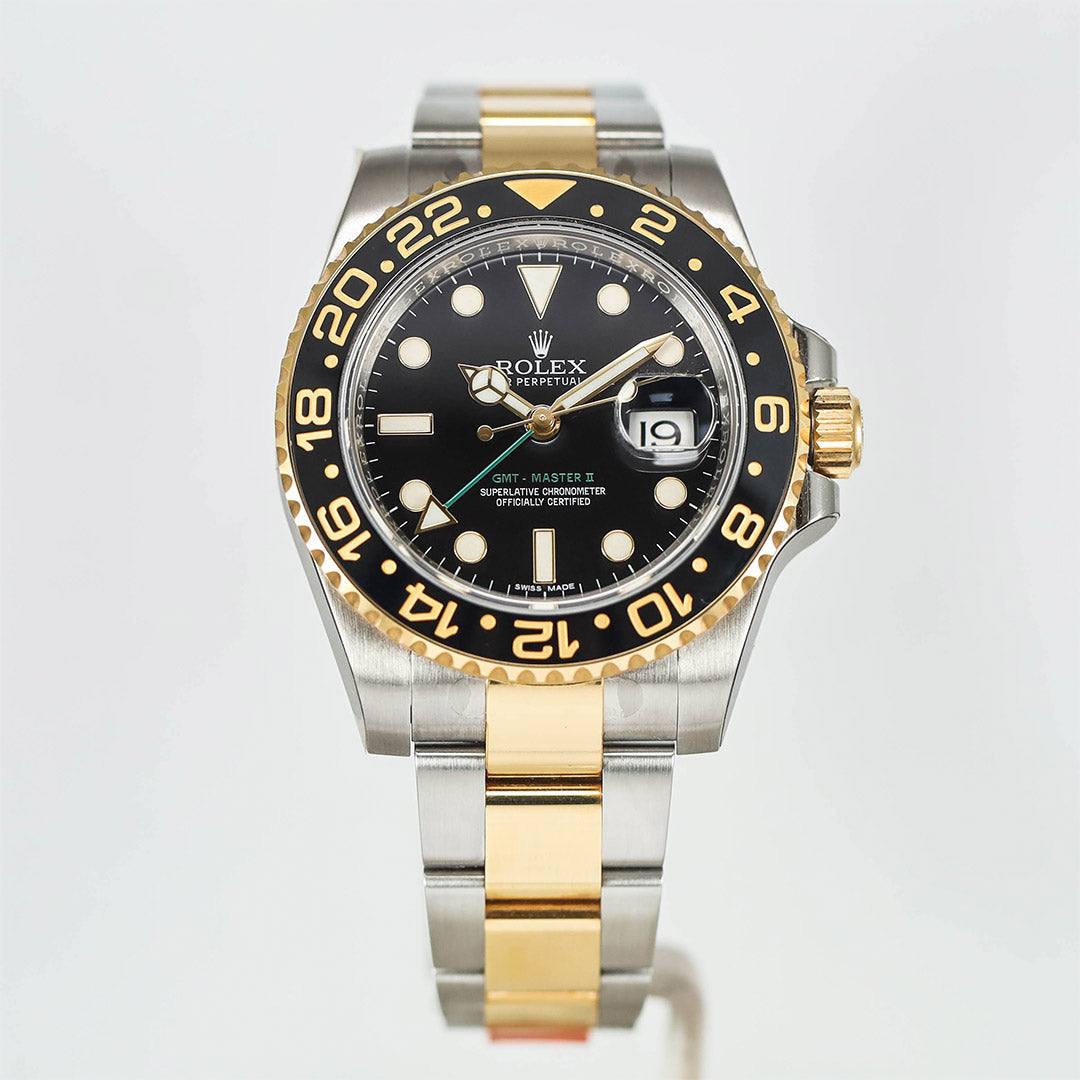 GMT Master II Two Tone Yellow Gold 40mm UNWORN (2015)